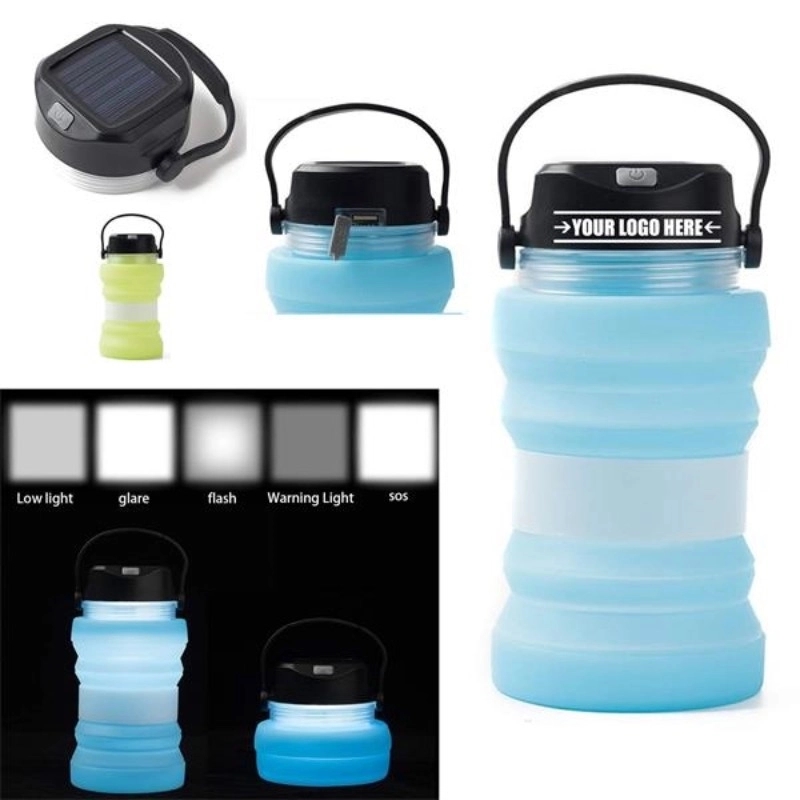 Folable Led Solar Kettle Camping Lamp 2