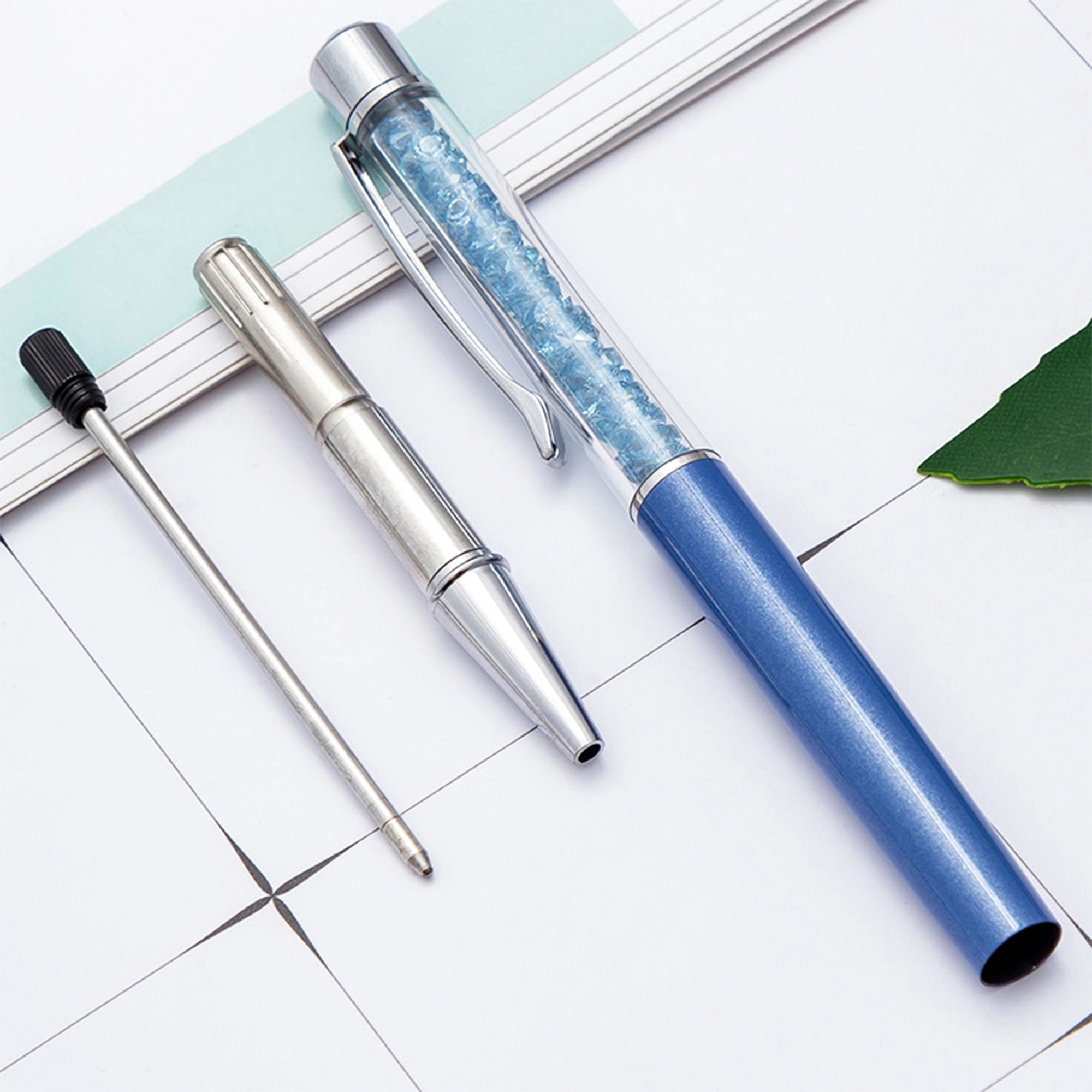 Mini Crystals Metal Pen MOQ 50PCS 2