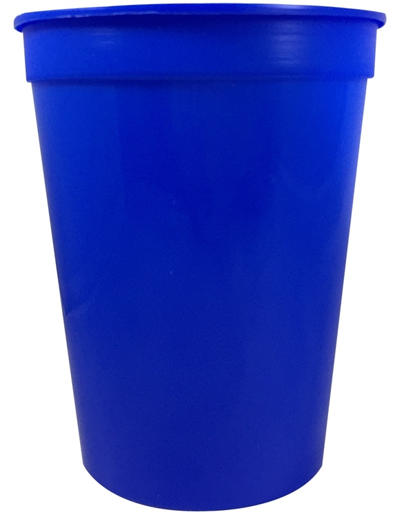 12 oz Smooth Plastic Stadium Cup