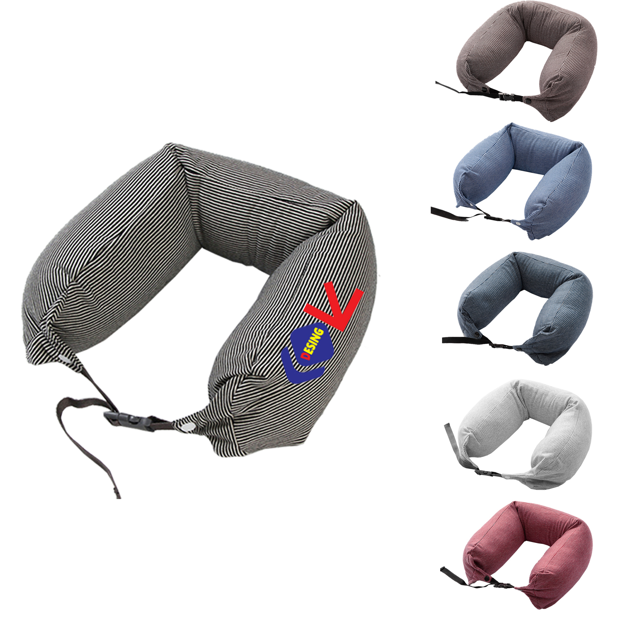 Adjustable Cotton Travel Pillow 1