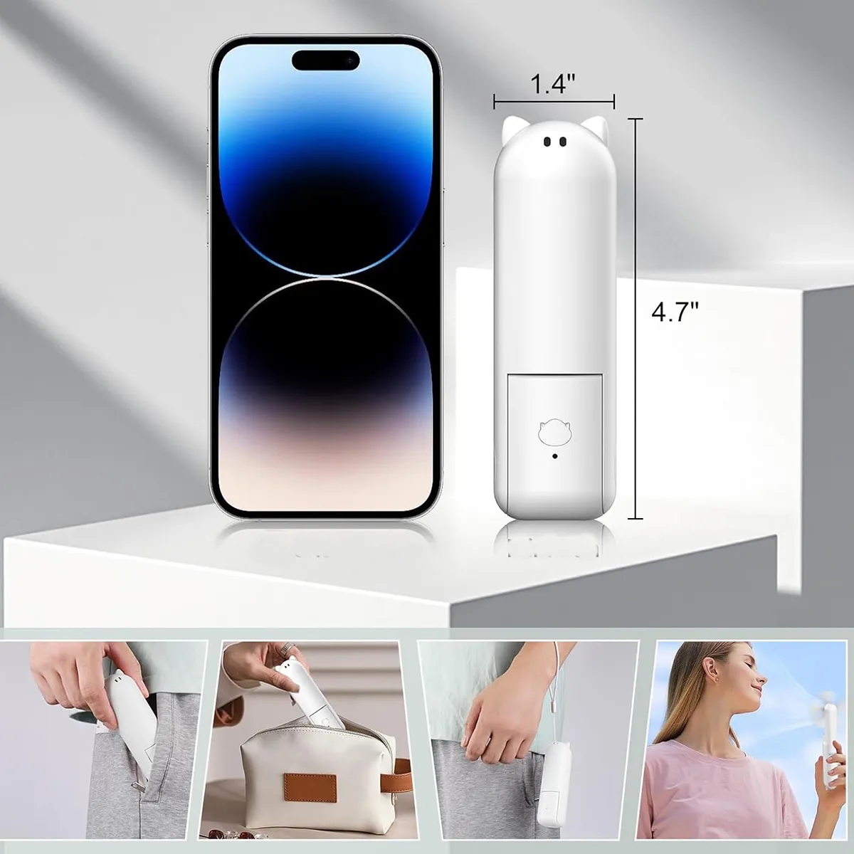Foldable Fan with Power Bank 4