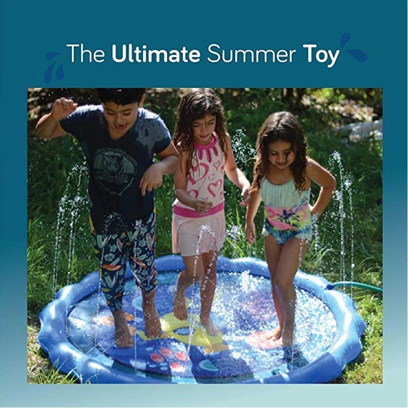 Sprinkler for Kids Splash Pad and Wading Pool for Learning 4