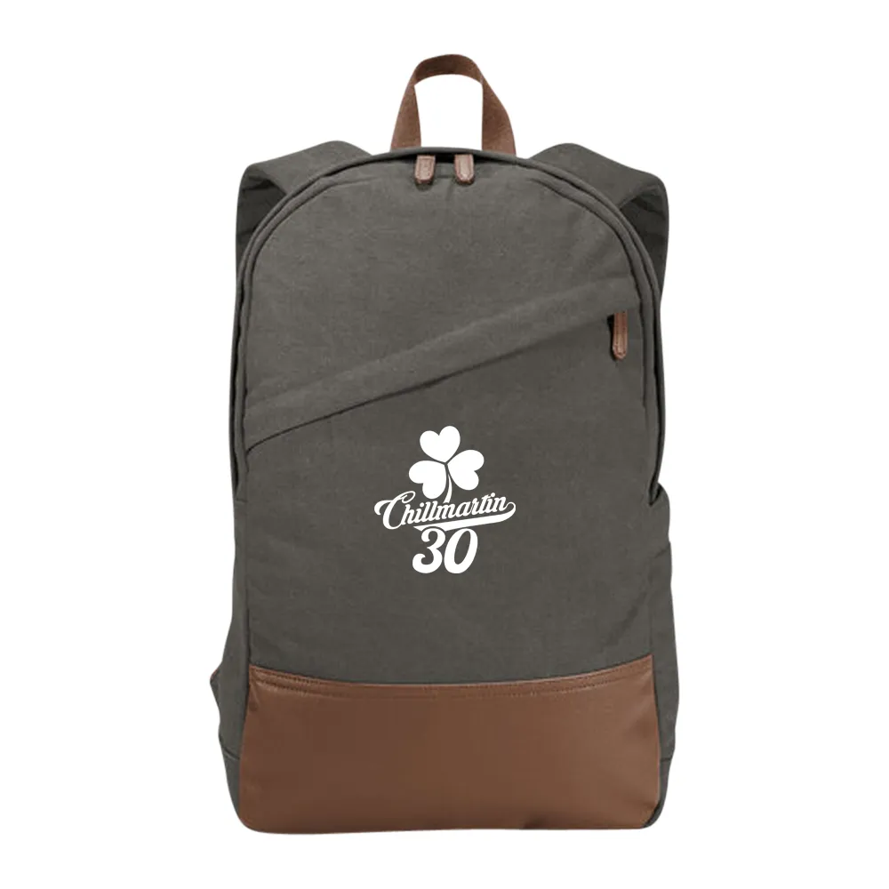 Port Authority(R) Cotton Canvas Backpack 4