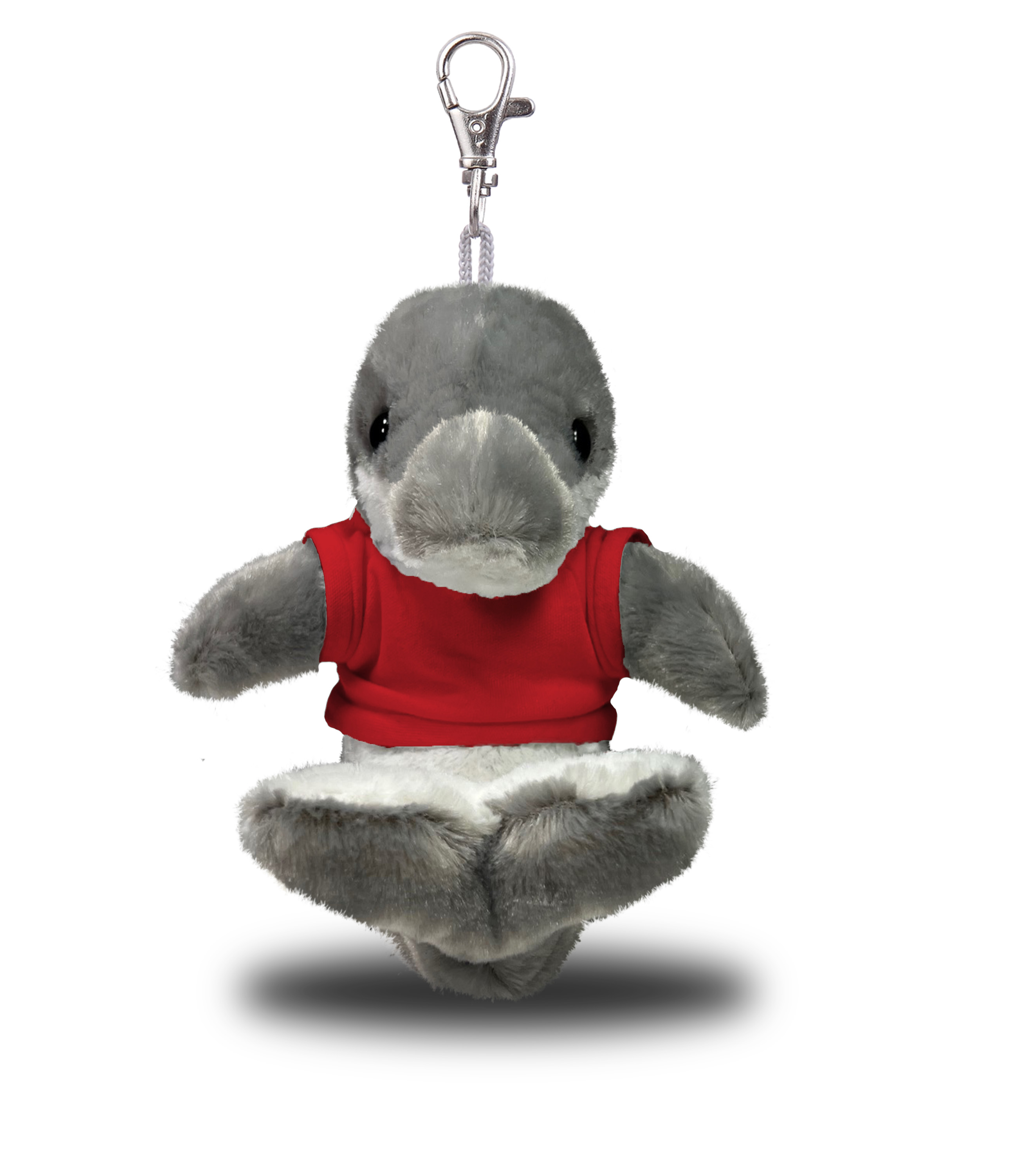 Plush Dolphin Keychain with T-Shirt 15