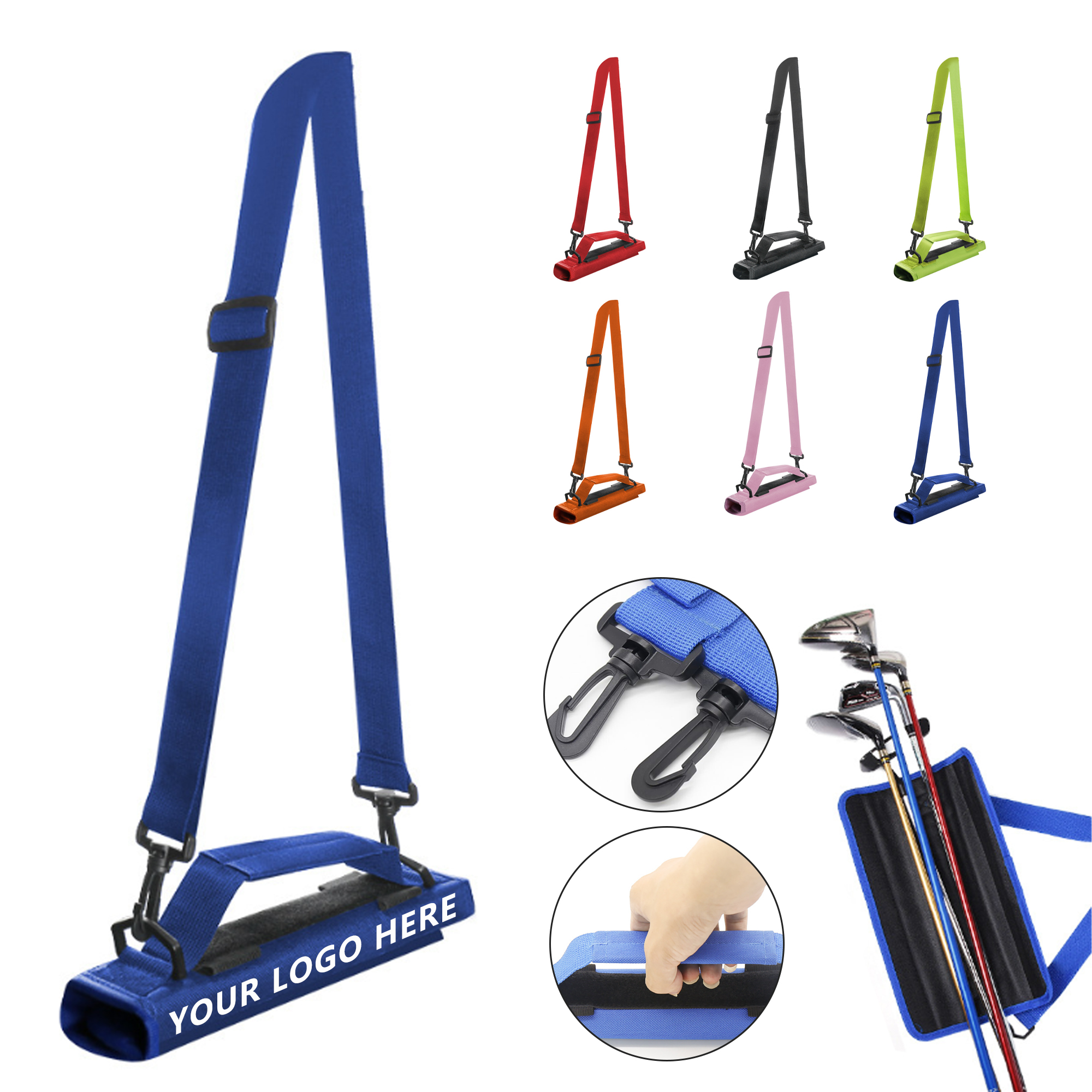 Portable Golf Club Carrier Sleeves Bag 2