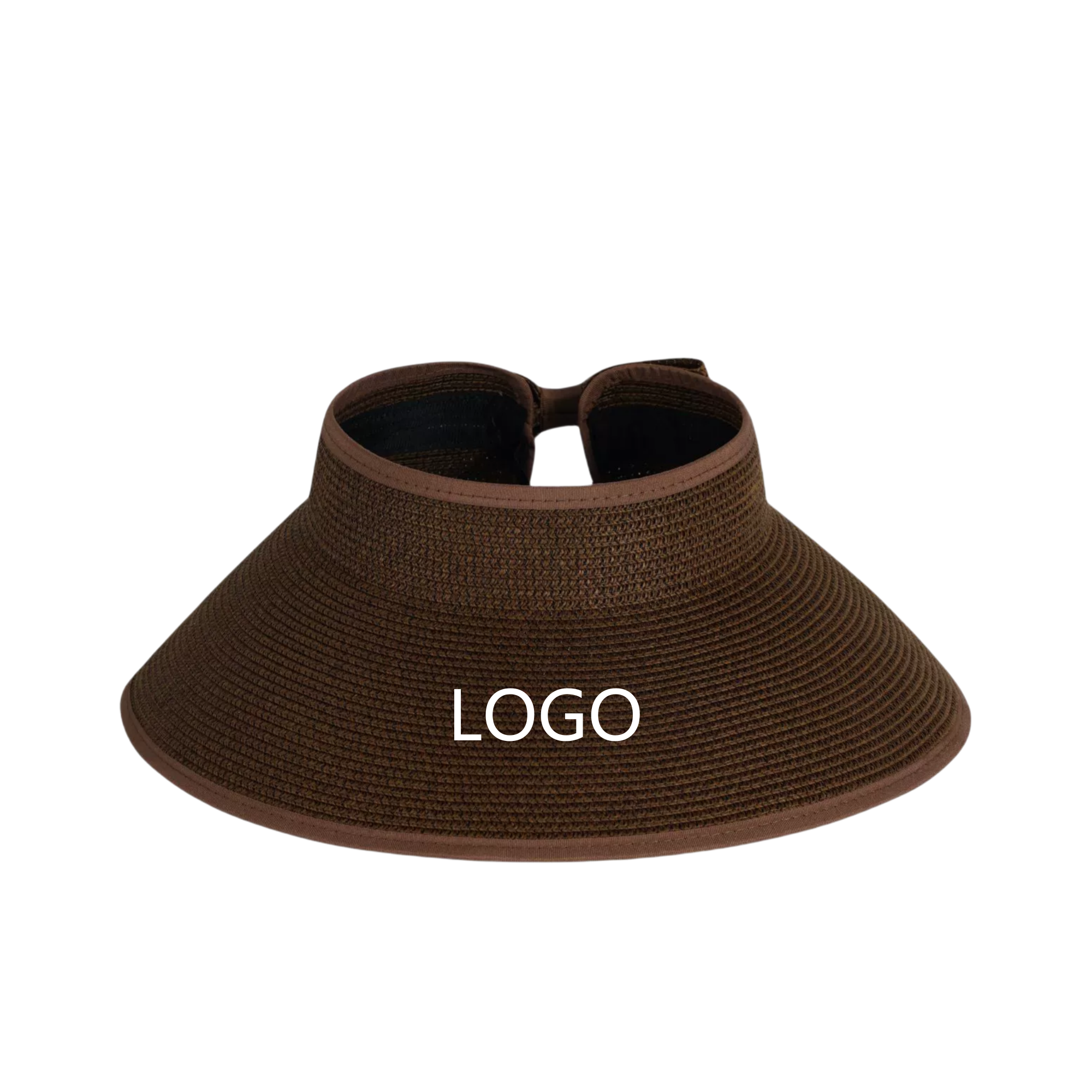 Wide Brimmed Folding Straw Hat 3