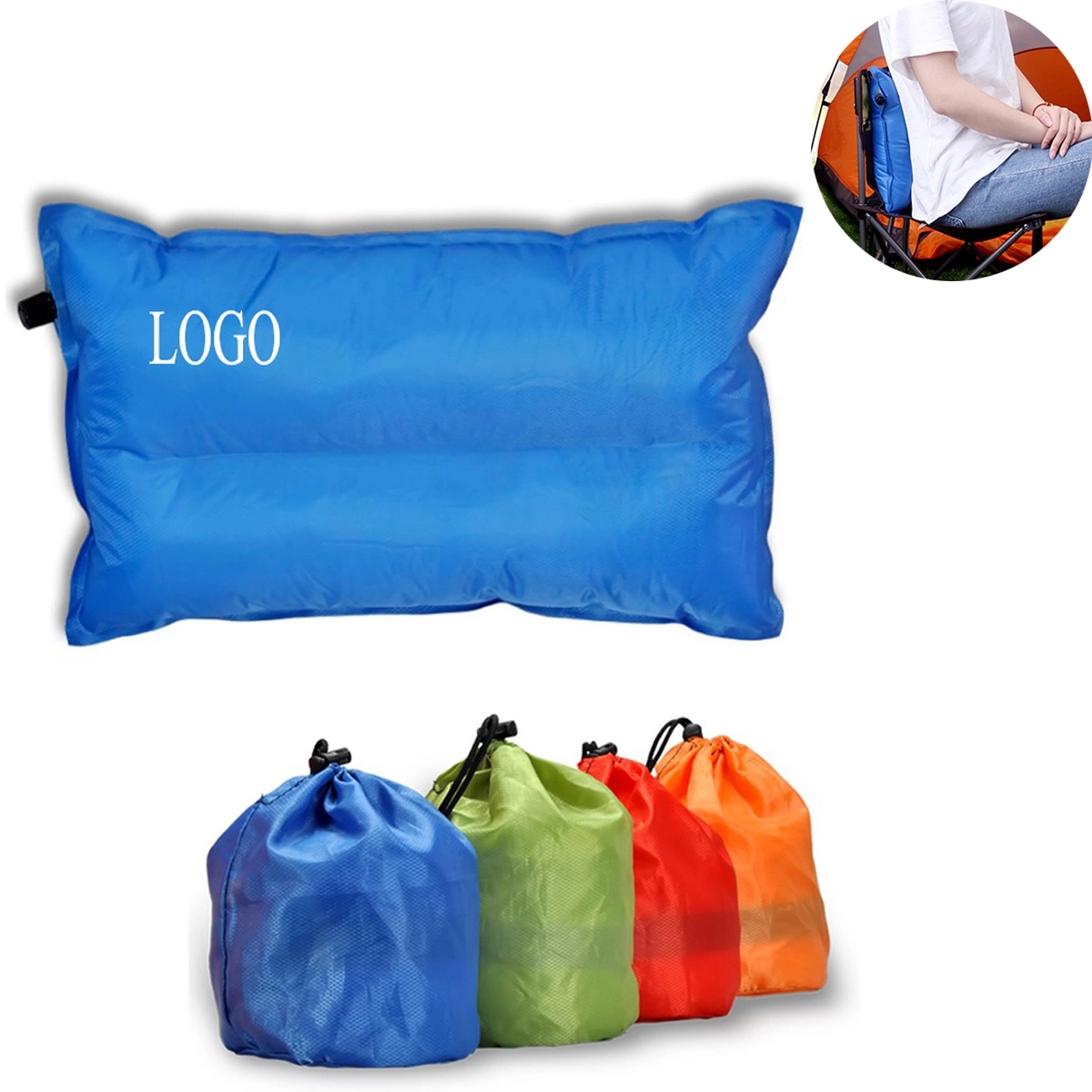 Automatic Air Inflatable Camping Pillow 2