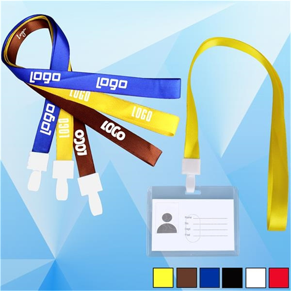 Transparent   ID Card Badge Holder Lanyard 6