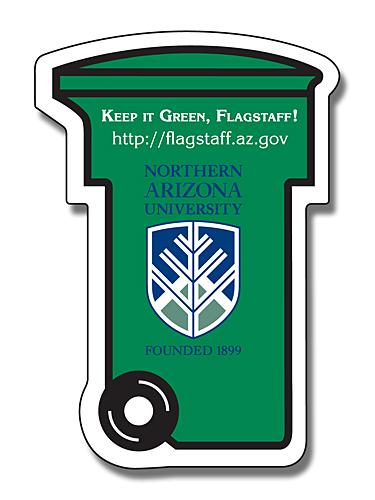 Magnet - Trash Can Shape (2.4375x3.5) - Outdoor Safe 2