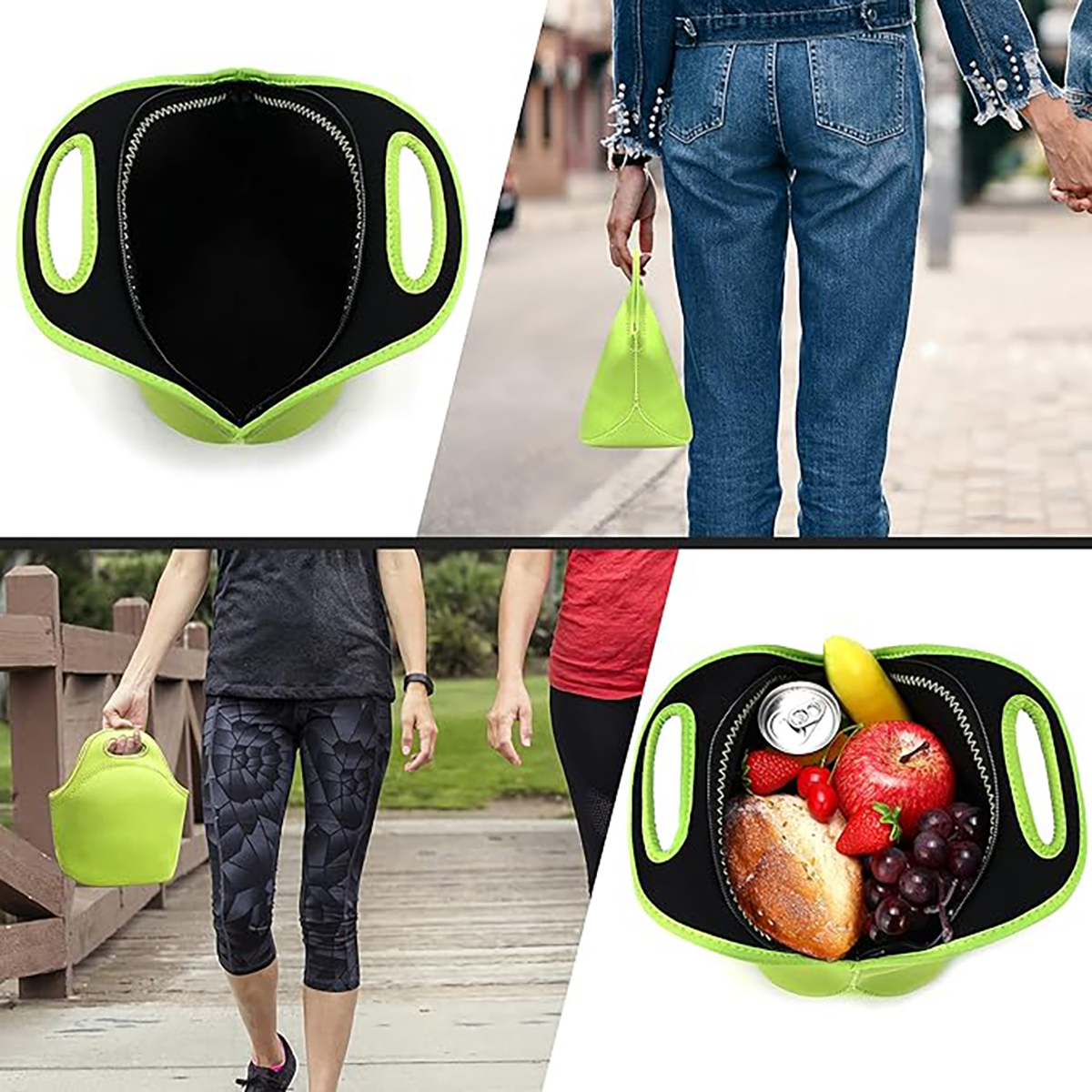 Neoprene Insulated Lunch Tote For Work & Travel 6