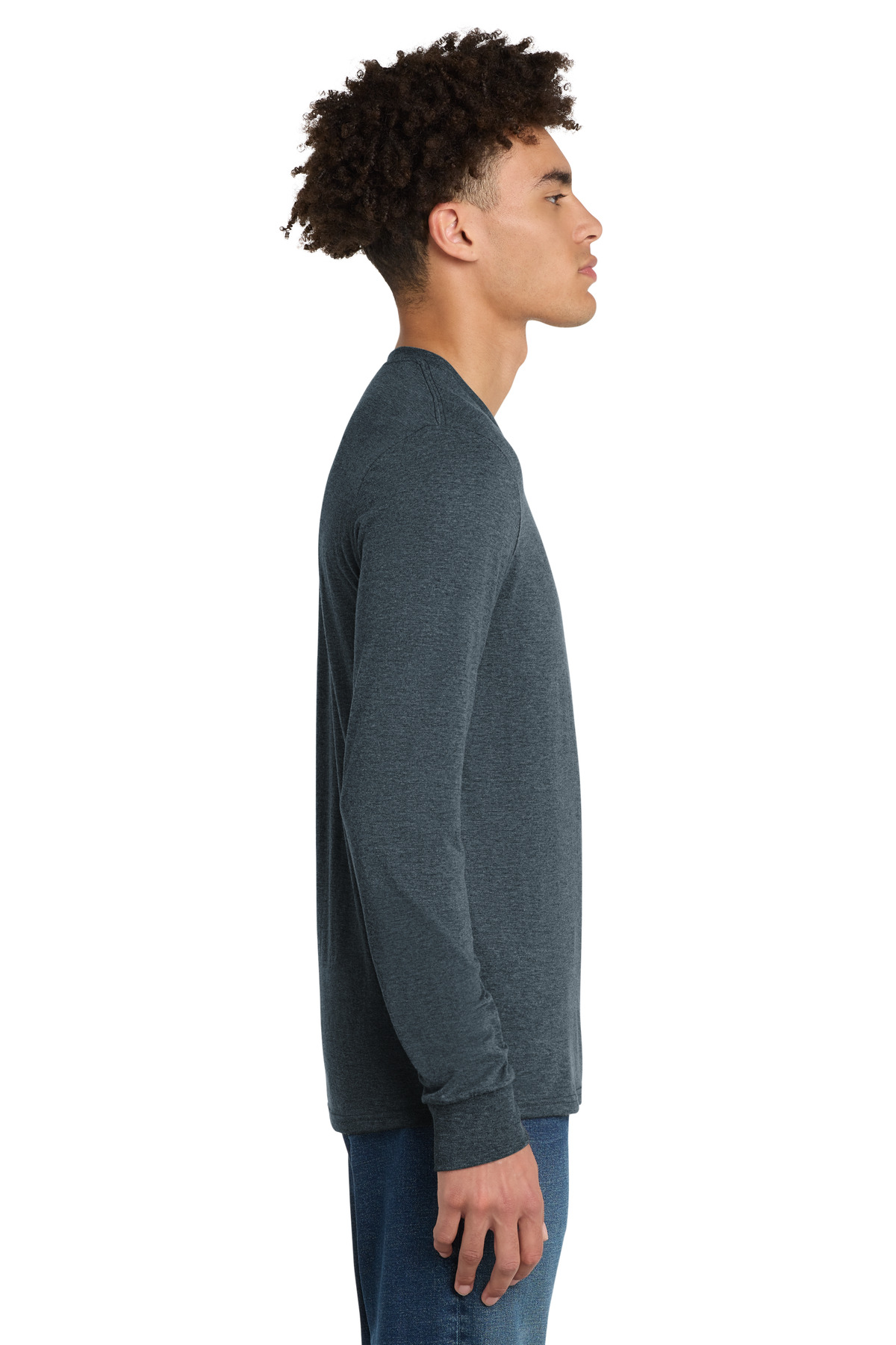 District Perfect Tri Long Sleeve Tee . DM132 51