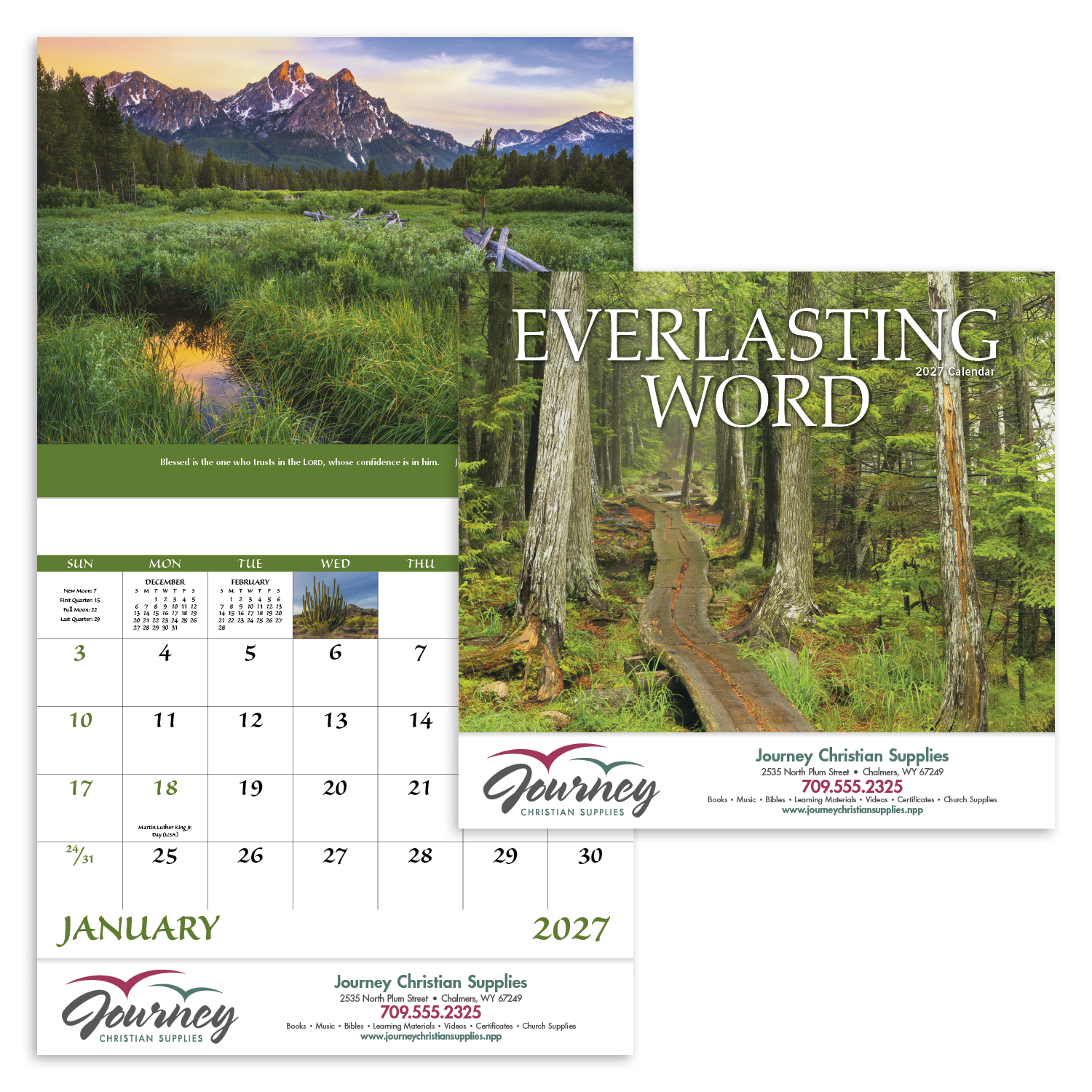 Good Value™ Everlasting Word - Stapled Calendar 57