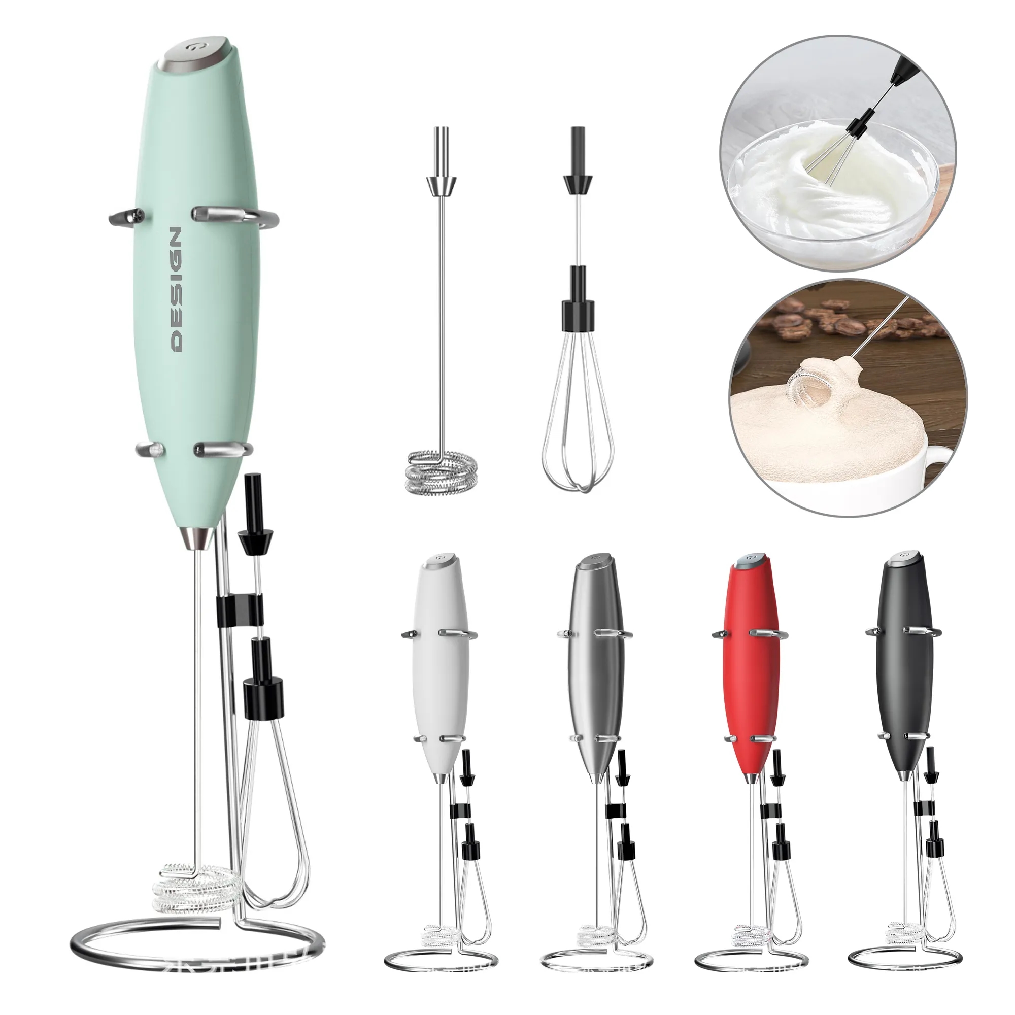 Electric Egg Beater Set 4