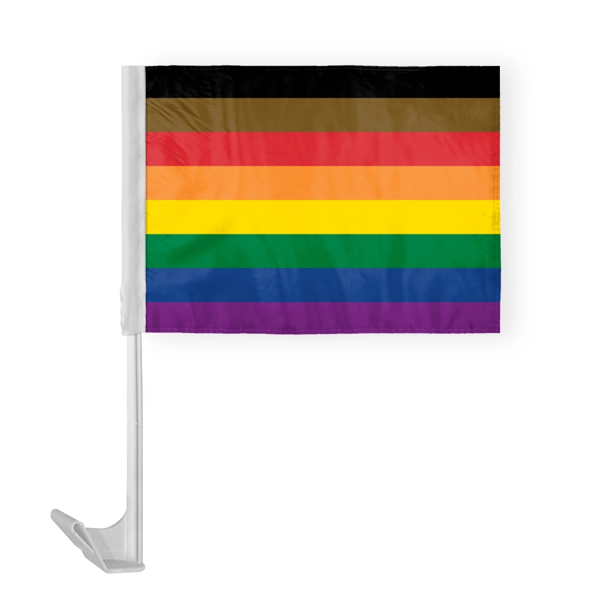 12 " x 16 " ePoly People of Color Pride Economy Car Flag 2