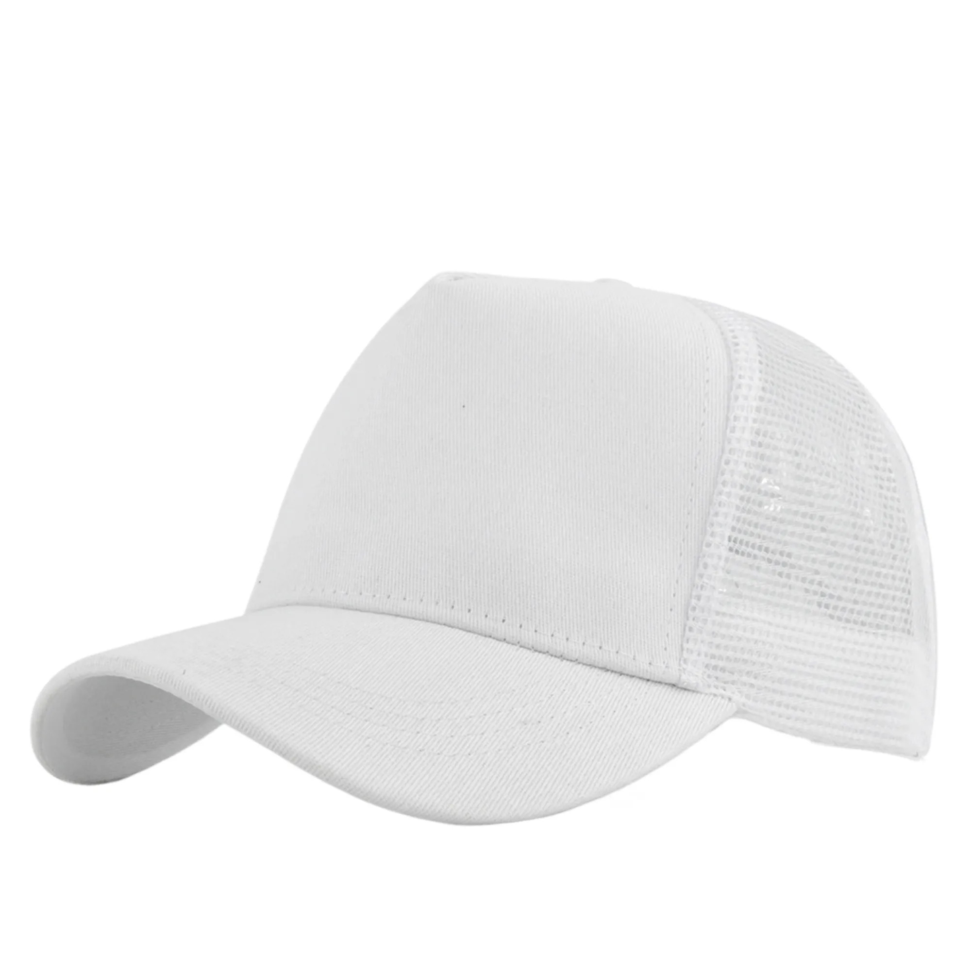 MOQ50 5 Panel Structured Mesh Baseball Cap 14