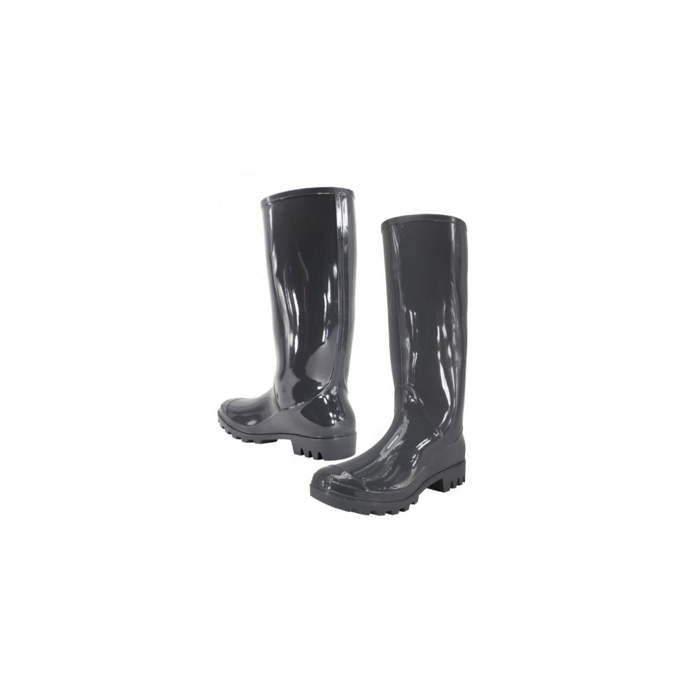 Women's Rubber Rain Boots - Gray Size 6-11 1