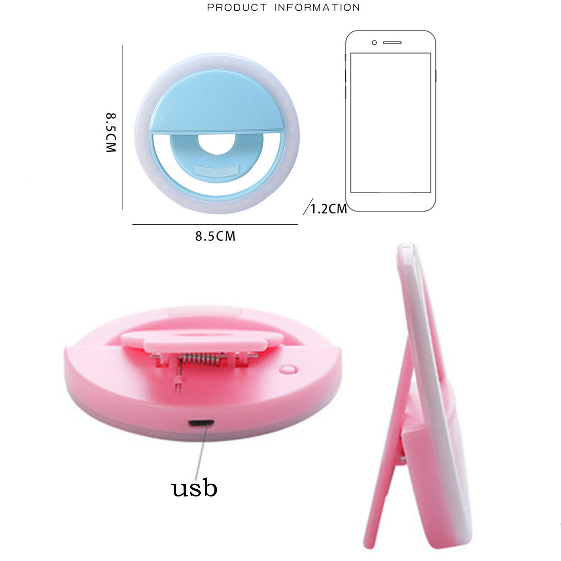 LED USB Phone Selfie Flash 3