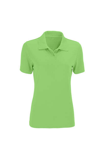 Women's Vansport Omega Solid Mesh Tech Polo 11