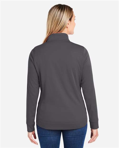 Women's Market Snag Protect Mesh Colorblock Quarter-Zip Pullover - CE404W 40