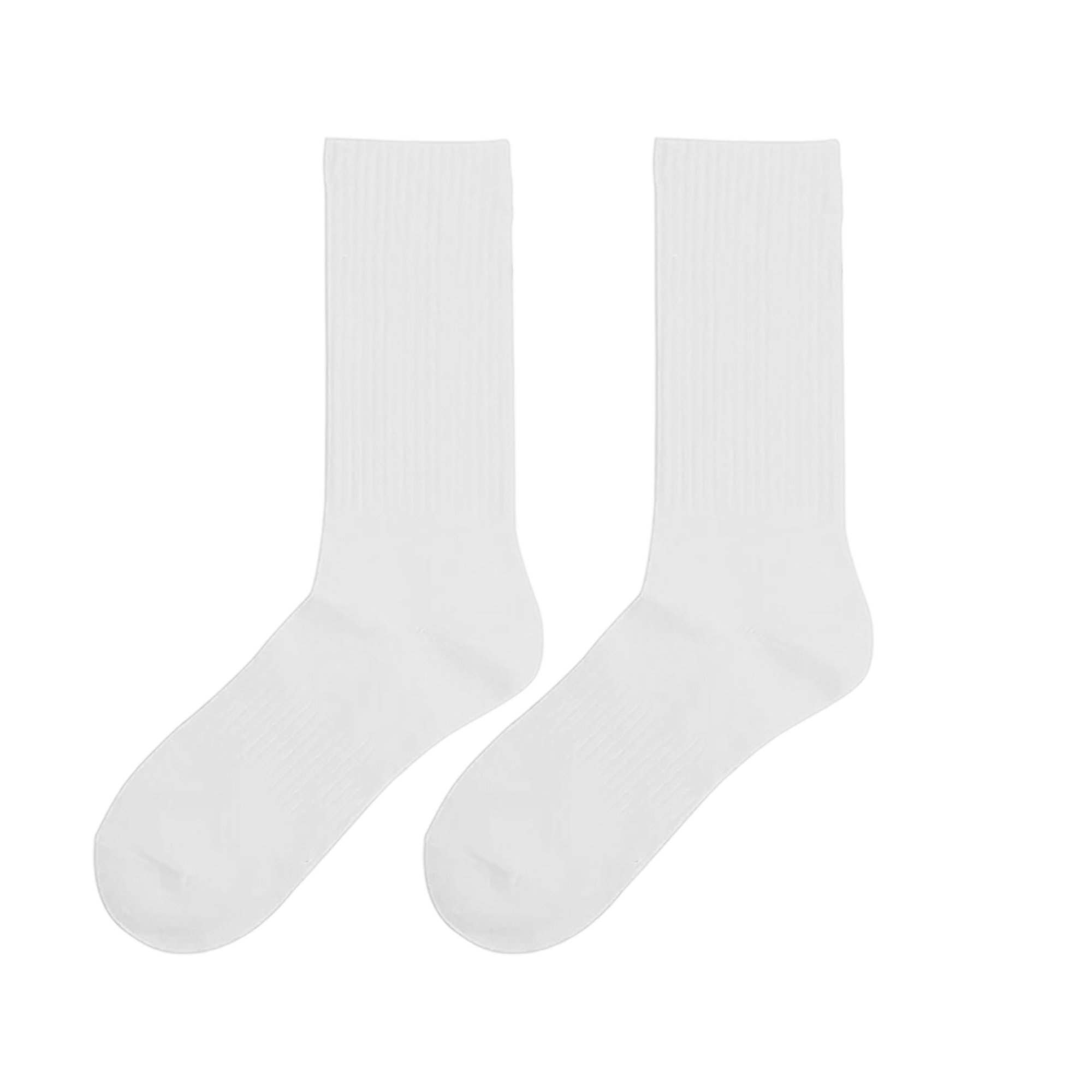 Cotton Mid Tube Sock With Moisture Wicking Breathable Design 7.87" X 3.35" 9