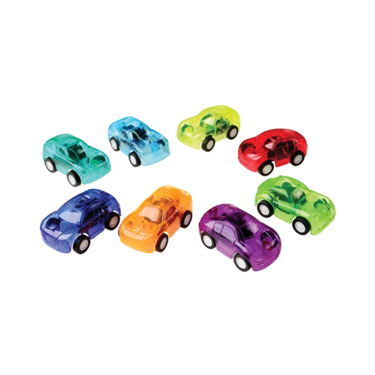Transparent Pull Back Cars - Assorted 2