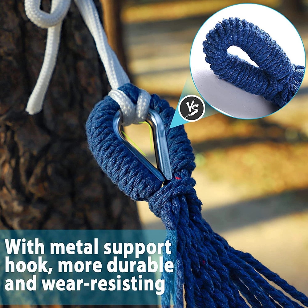 Hammock With Tree Straps And Spreader Bars 6