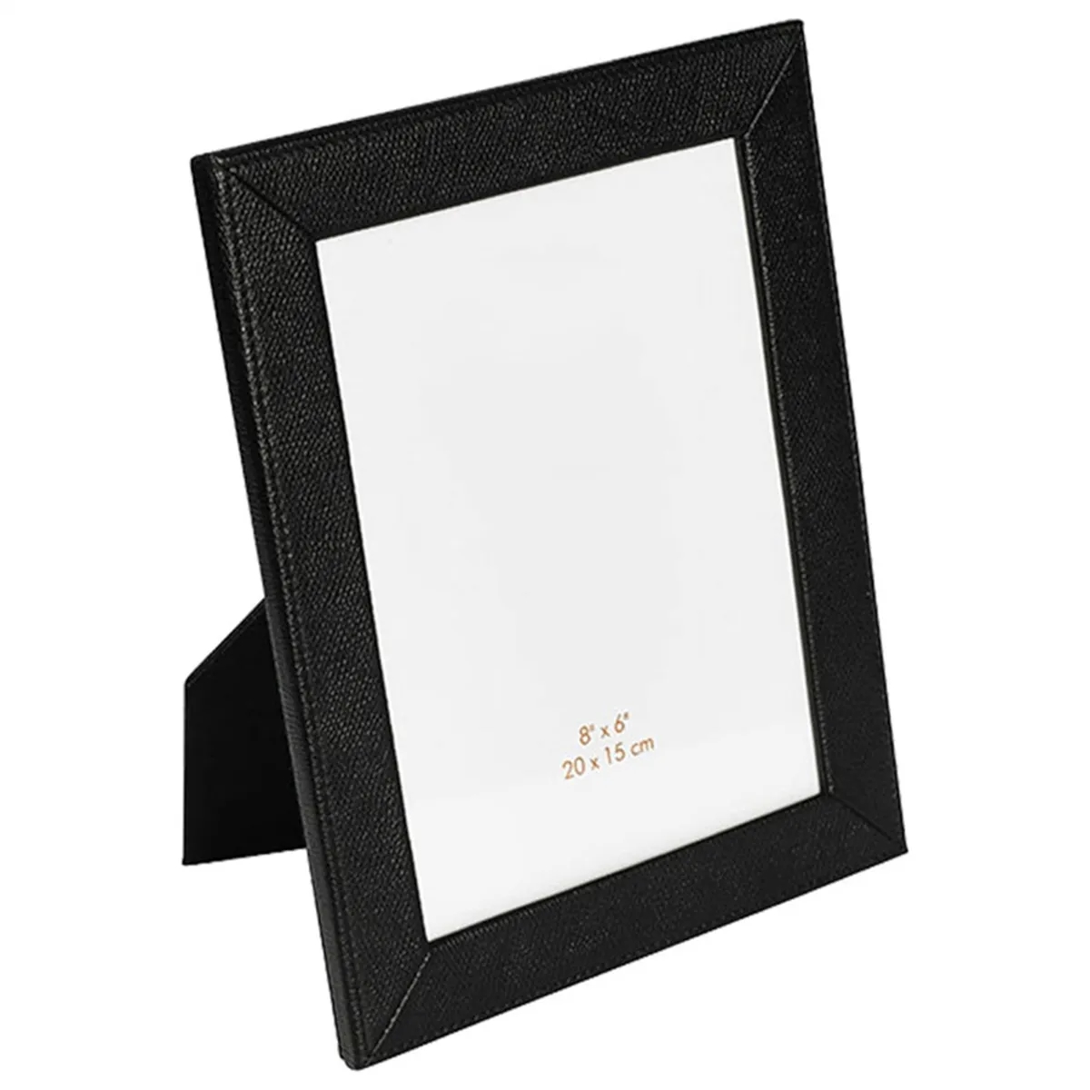 Leather Picture Photo Frame Leather Border Fabric Easel 5