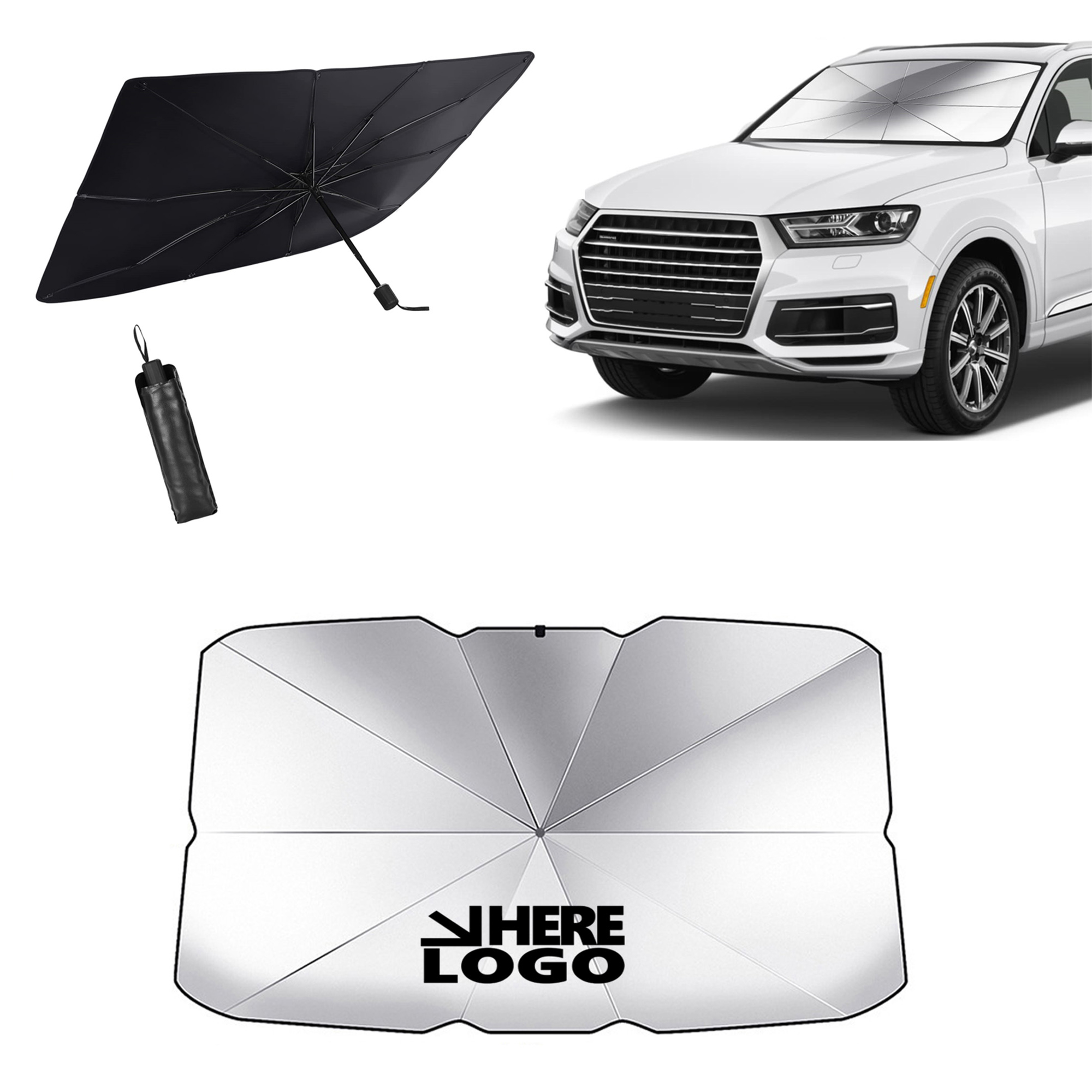 Vehicle Sun Protection Umbrella 1