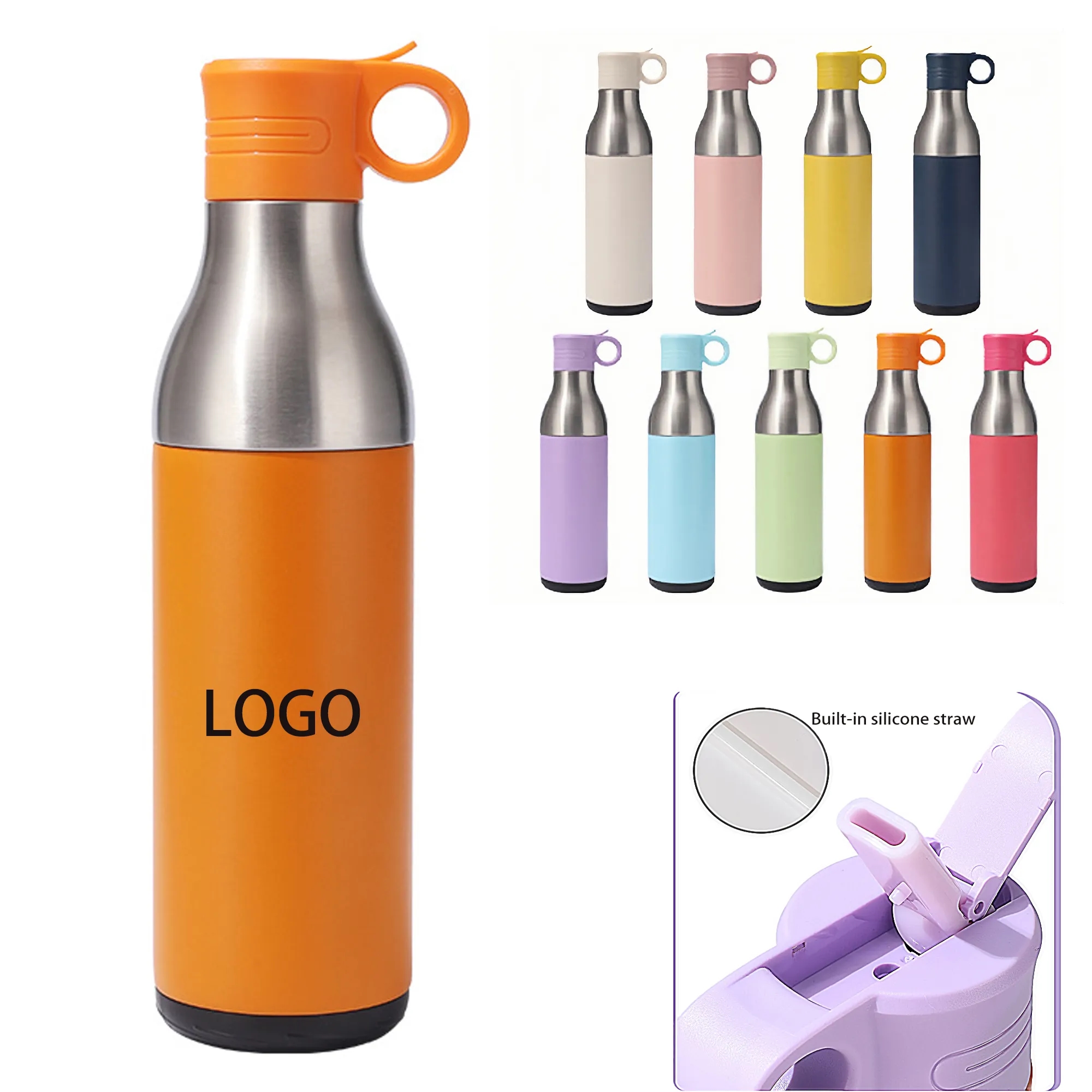 17oz Stainless Steel Insulated Bottle 2