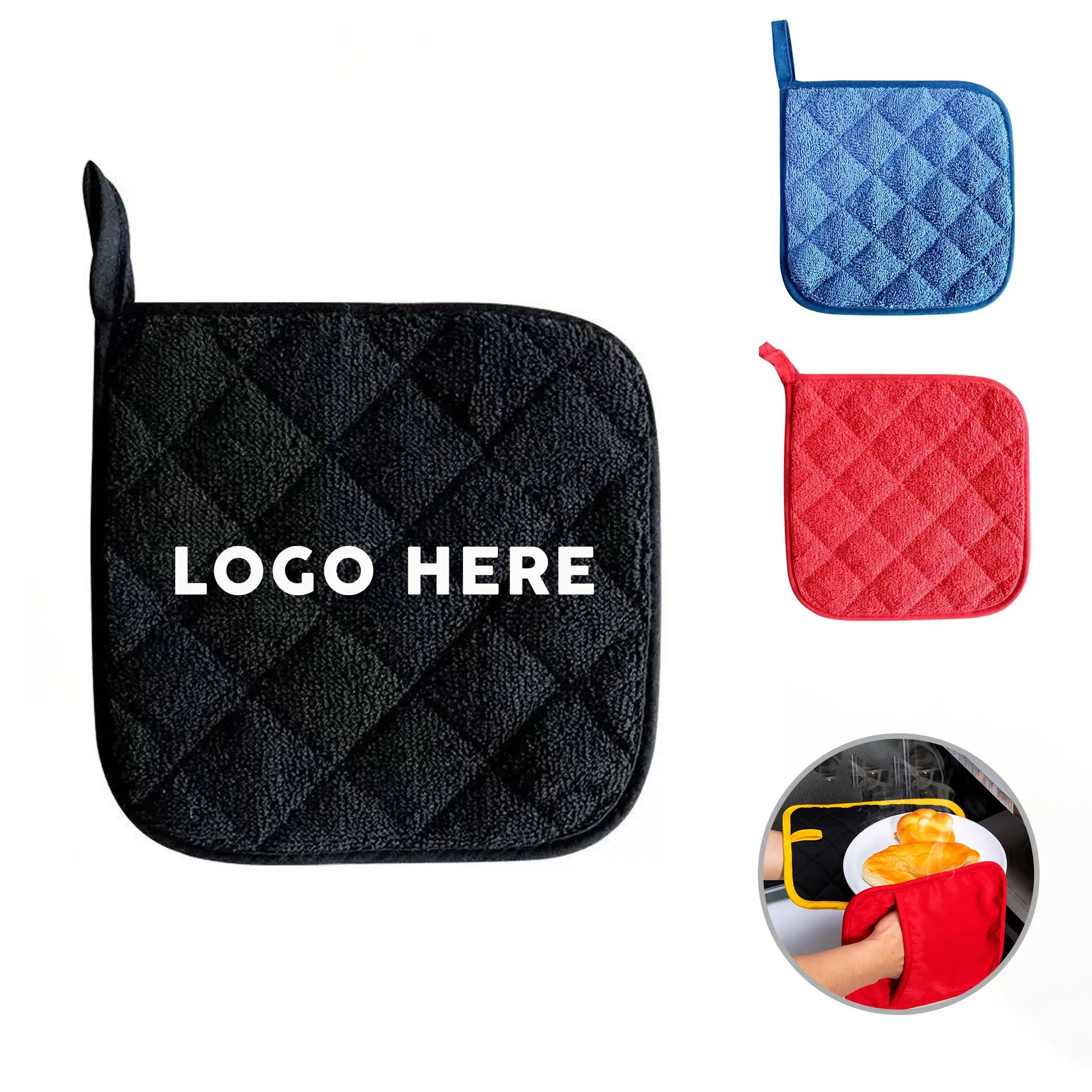 Heat Resistant Oven Hot Pads with Pockets 3