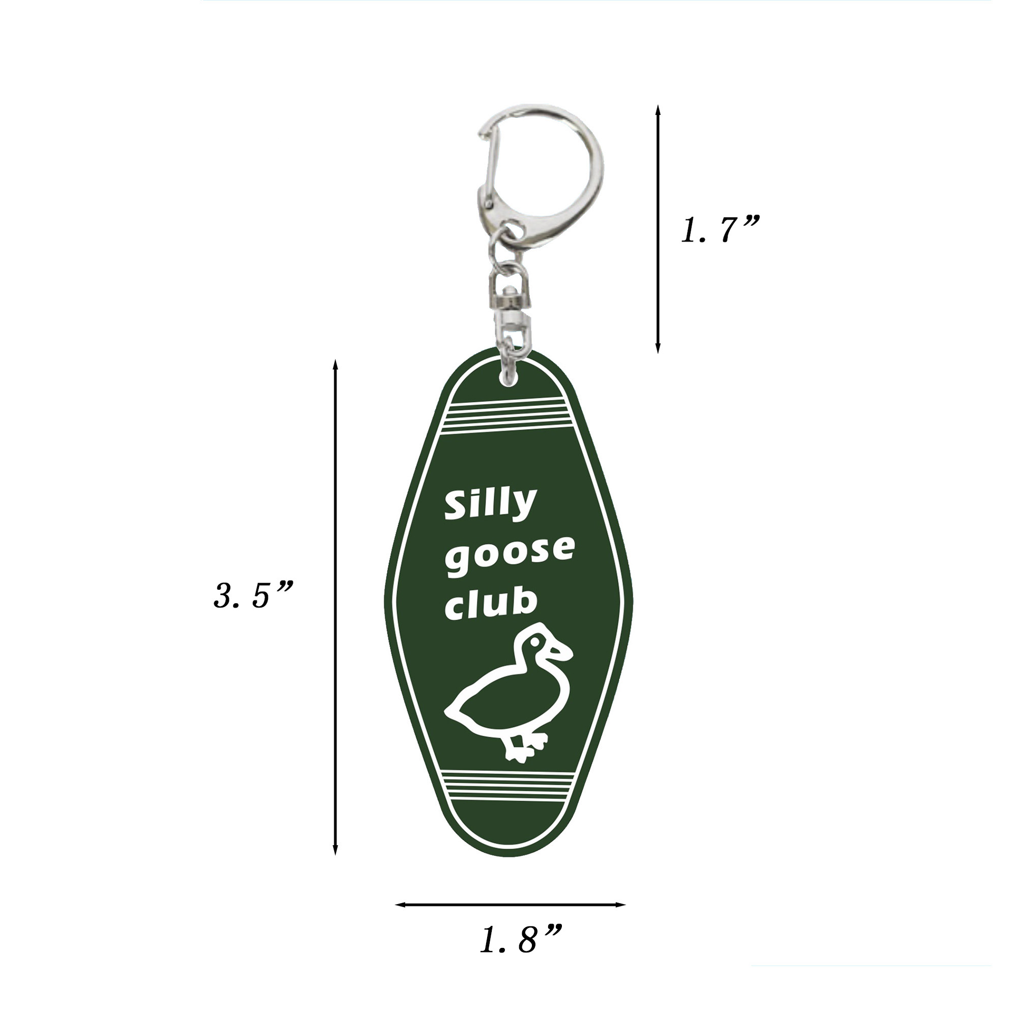 Full Color Acrylic Keychain For Hotel Room 3