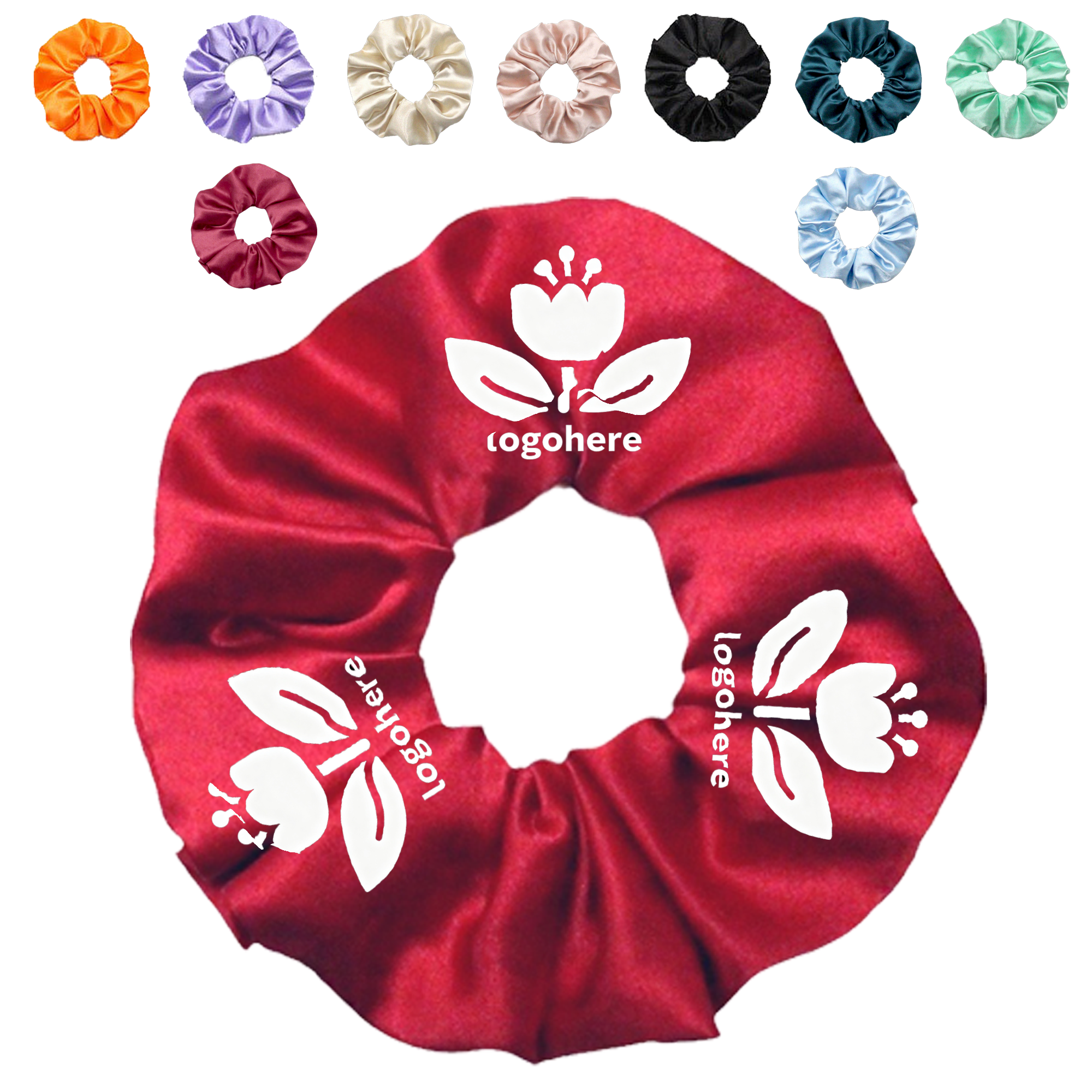 Luxury Imitation Silk Scrunchy Hair Accessories 1