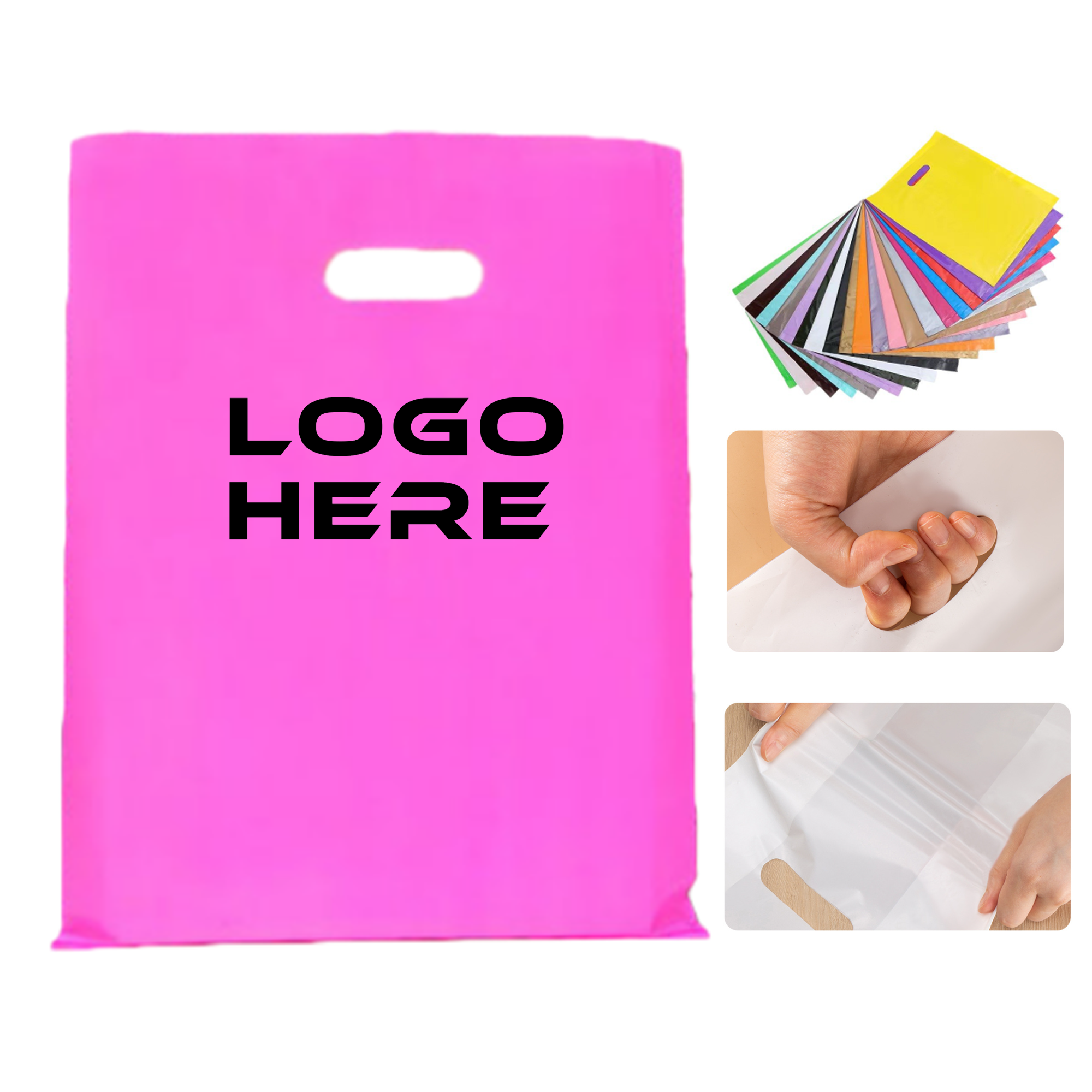PE Plastic Handle Shopping Bag 3