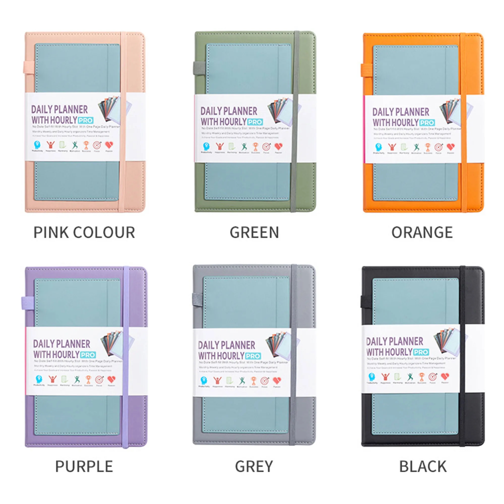 Premium Self Filling Daily Planner No Date A5 Notebook 3