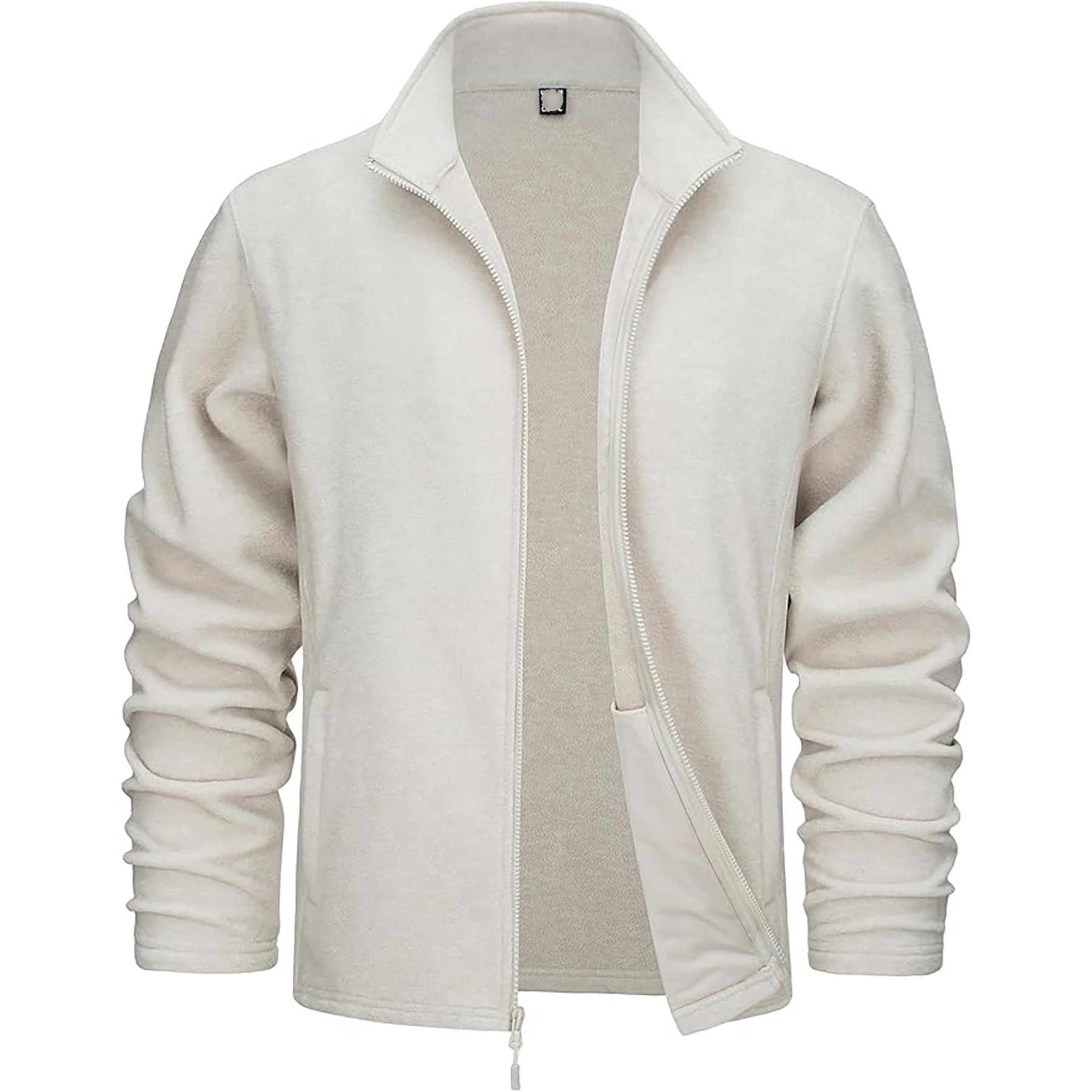 "Men Zipper Fleece Jacket Full zipper" 22