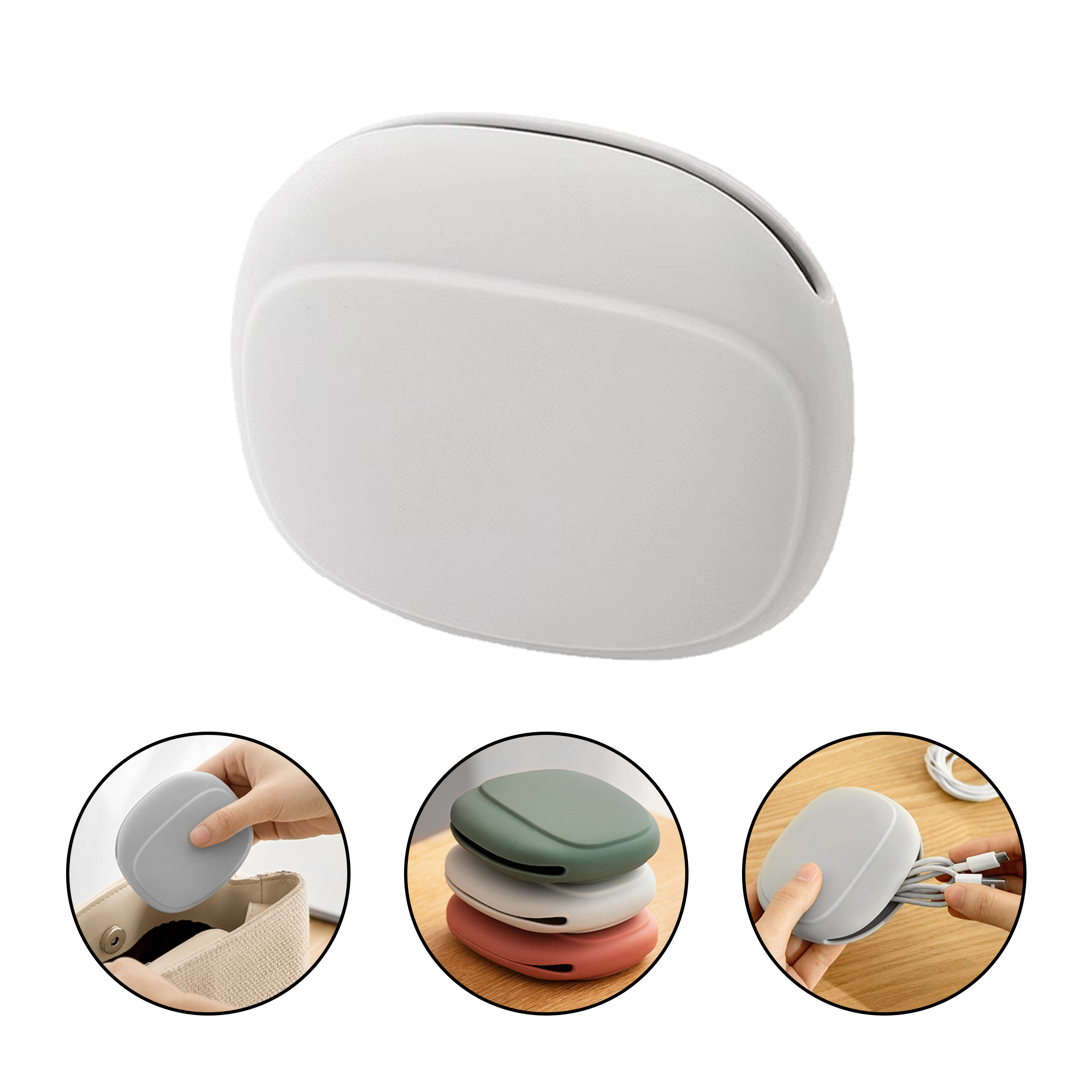 Silicone Headphone Cable Storage Case 3