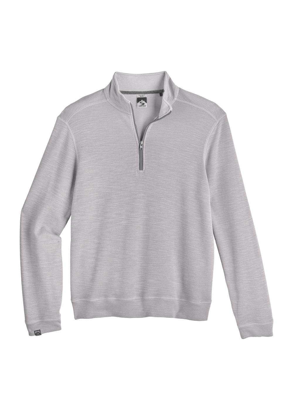 Storm Creek Men's Shoreliner Cotton/Bamboo Blend Quarter Zip, custom hoodie or sweatshirt with logo imprint 18