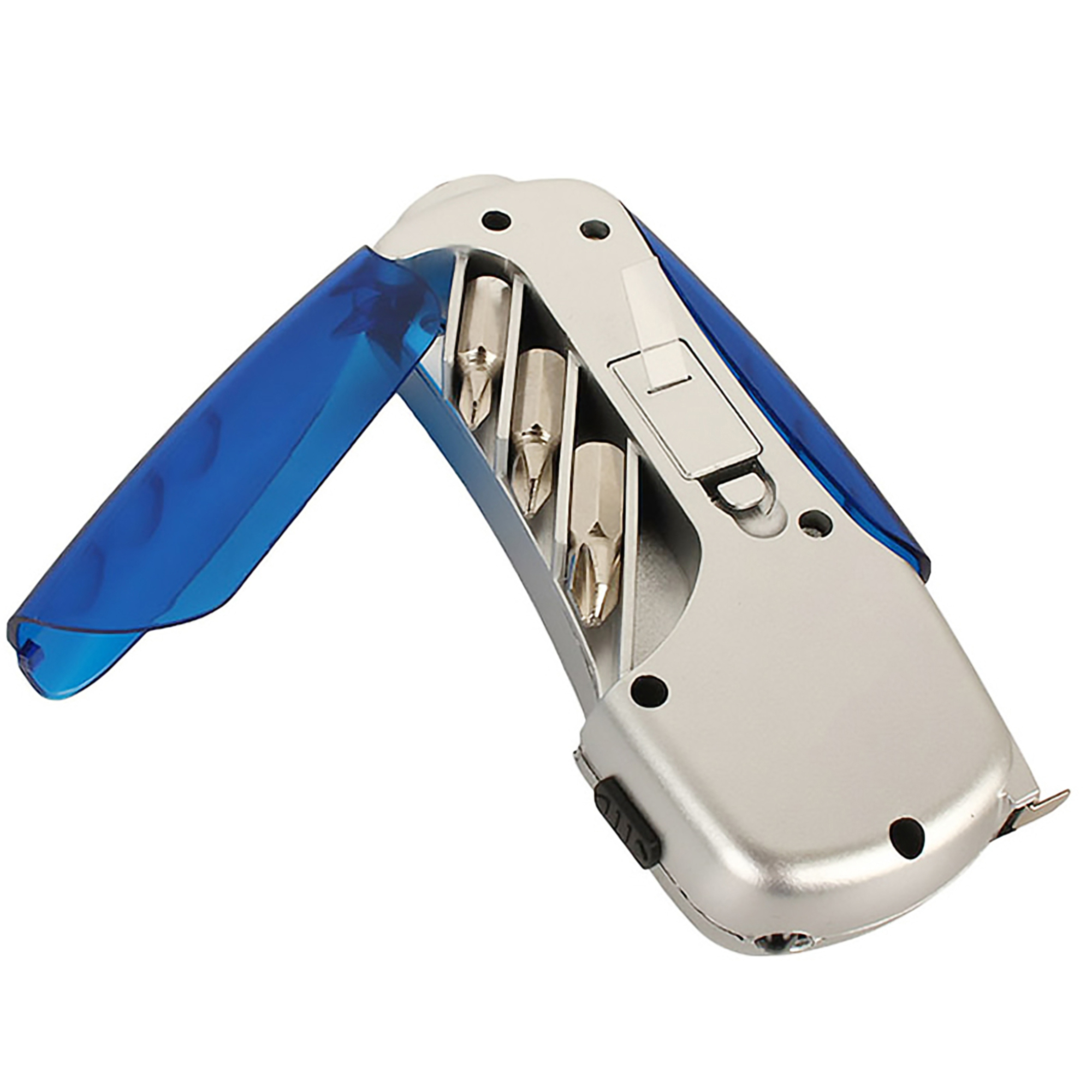 4-In-1 Portable Multi Tool Set w/LED Flashlight 4