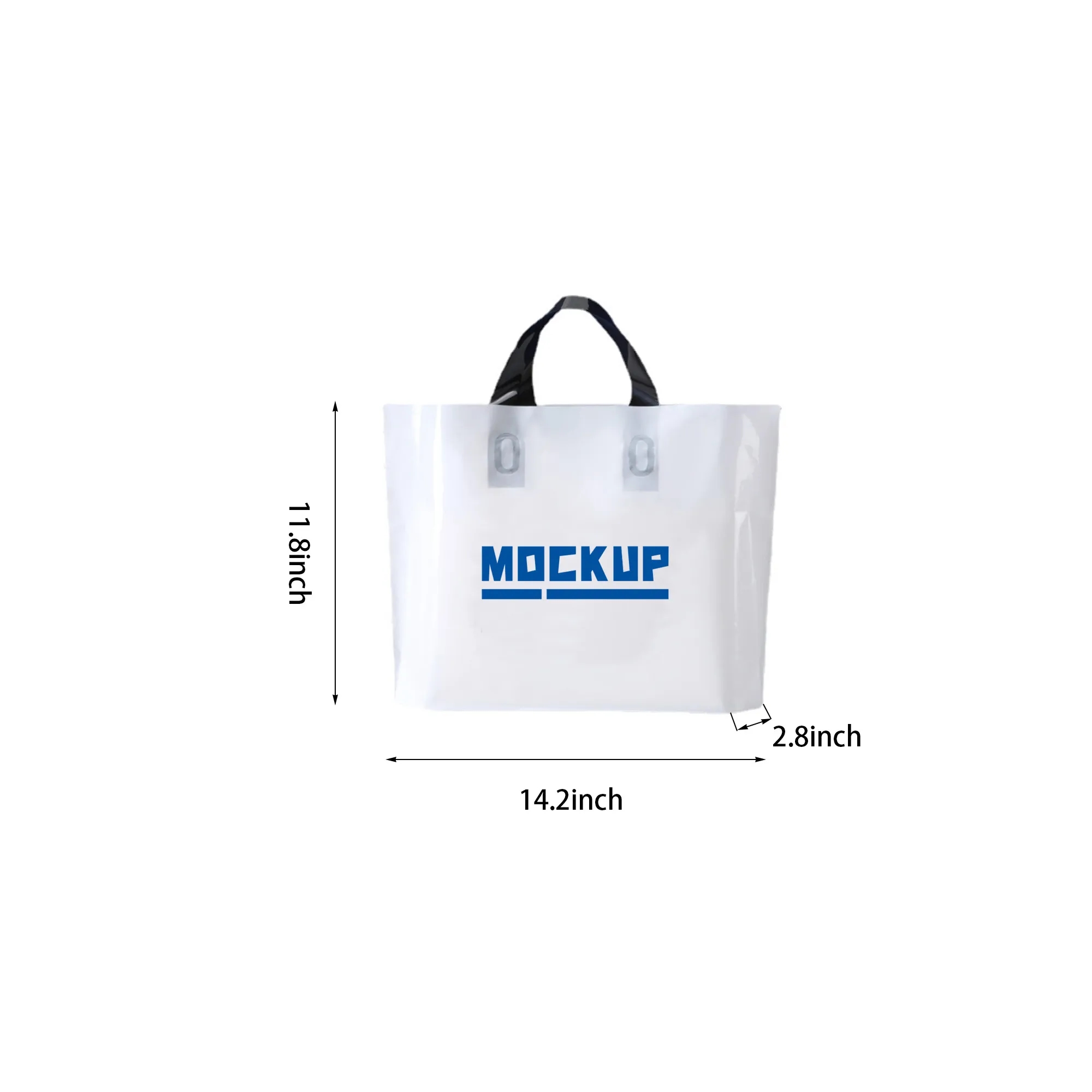 PE Soft Handle Plastic Tote Bag 3