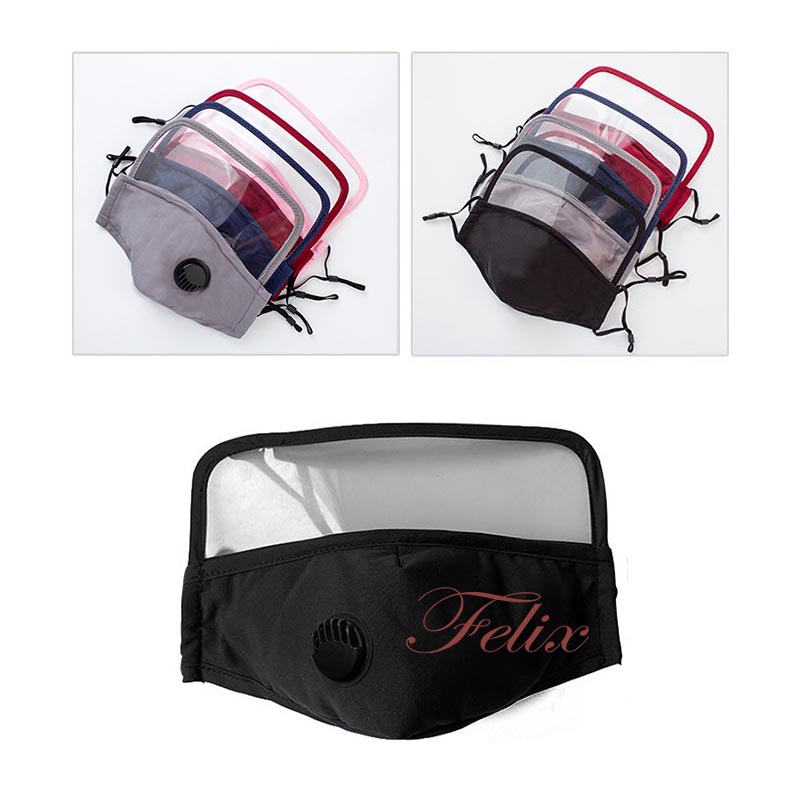 Reusable Cloth Mask with Eye Shield 3