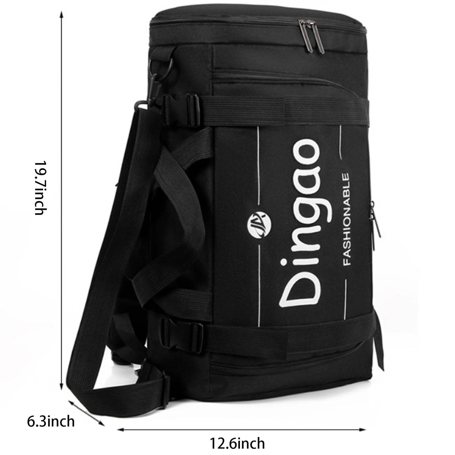 Nylon Travel Duffel Backpack 2