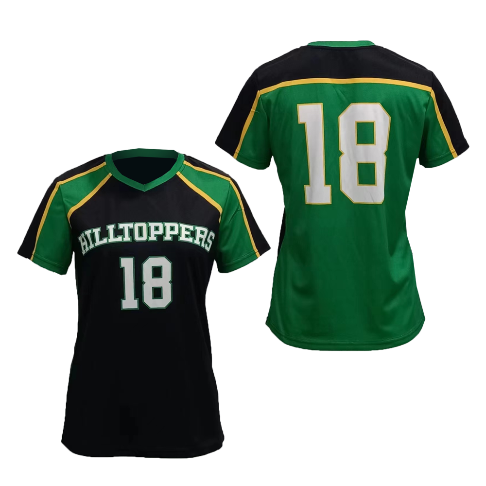 Women's Soccer V-Neck SS Pinhole Mesh Jersey 1
