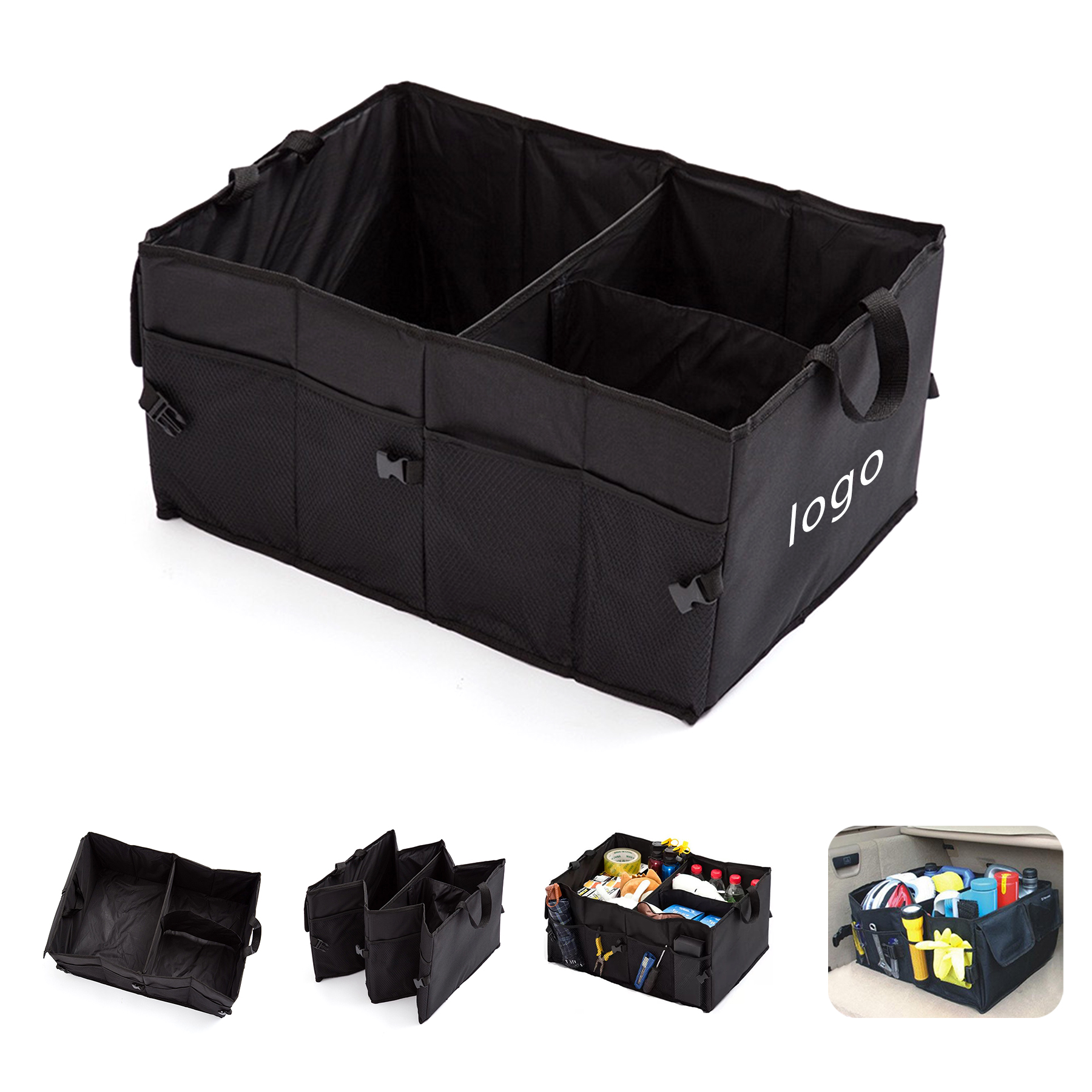 600D Oxford Cloth Trunk Storage Box With Handle 1