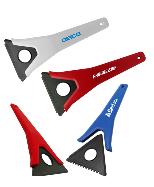 3-in-1 Ice Scraper with Interchangeable Blades - 1-Color Print 2