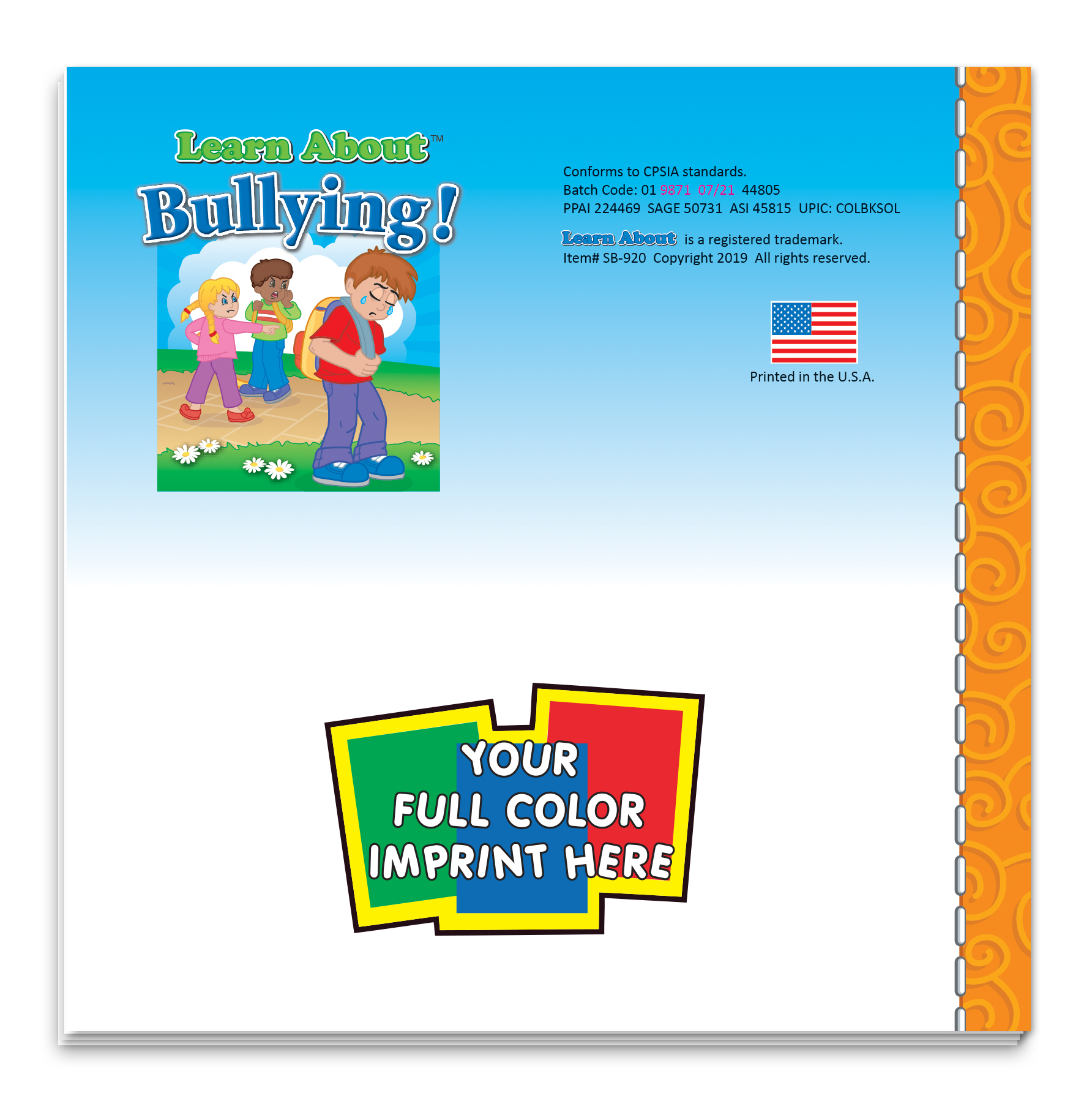 Learn About Bullying Storybook 5