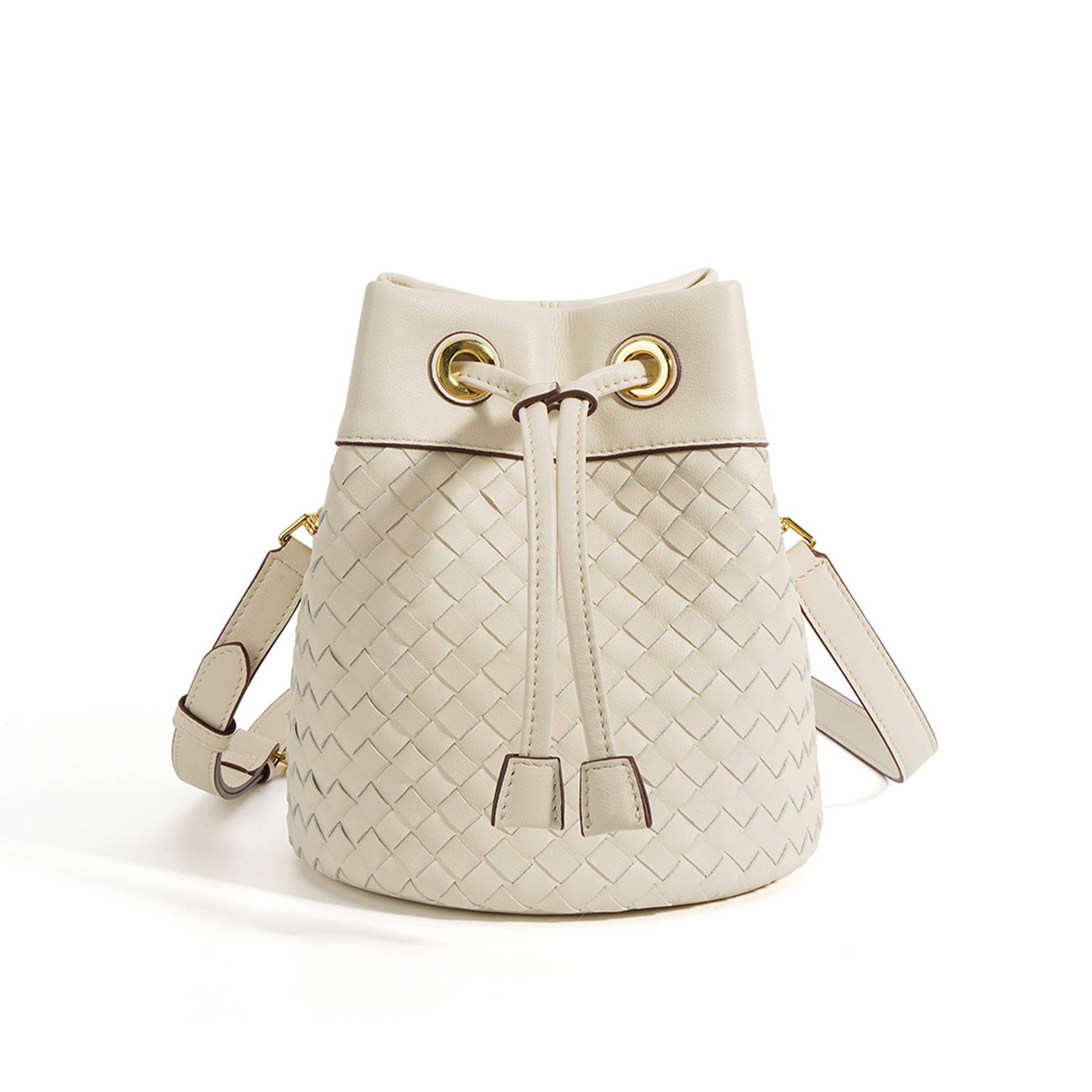 Genuine Leather Innovative drawstring cross-body bag 3