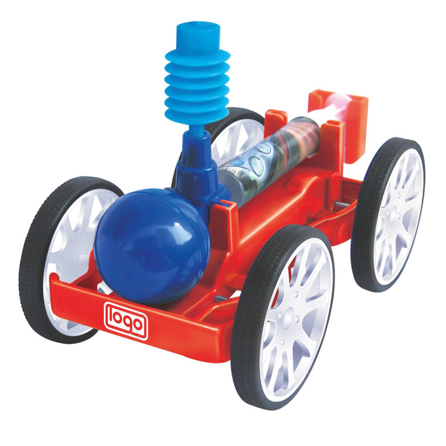 DIY educational toy air powered car 5