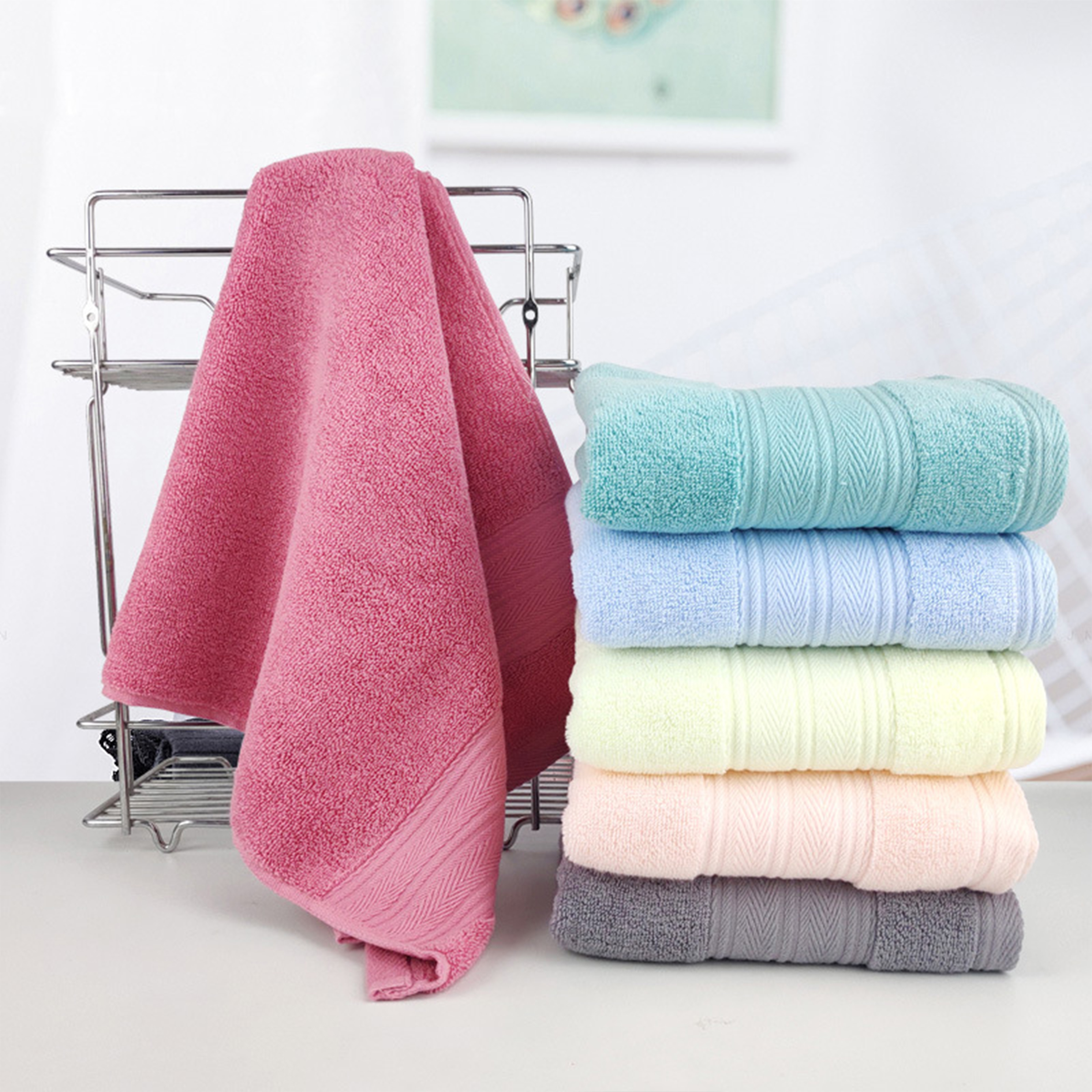 Cotton Thick Absorbent Towel 5