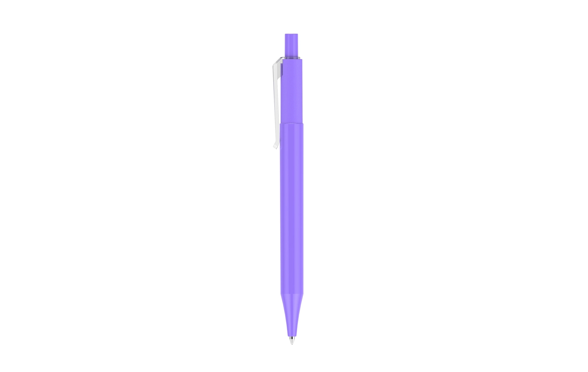 Rainbow Plastic Pens with clear clip 11