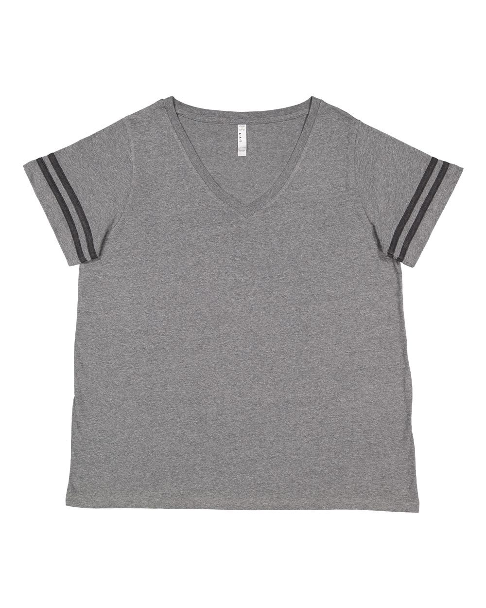 Women's Curvy Collection Vintage Football Tee - 3837 5